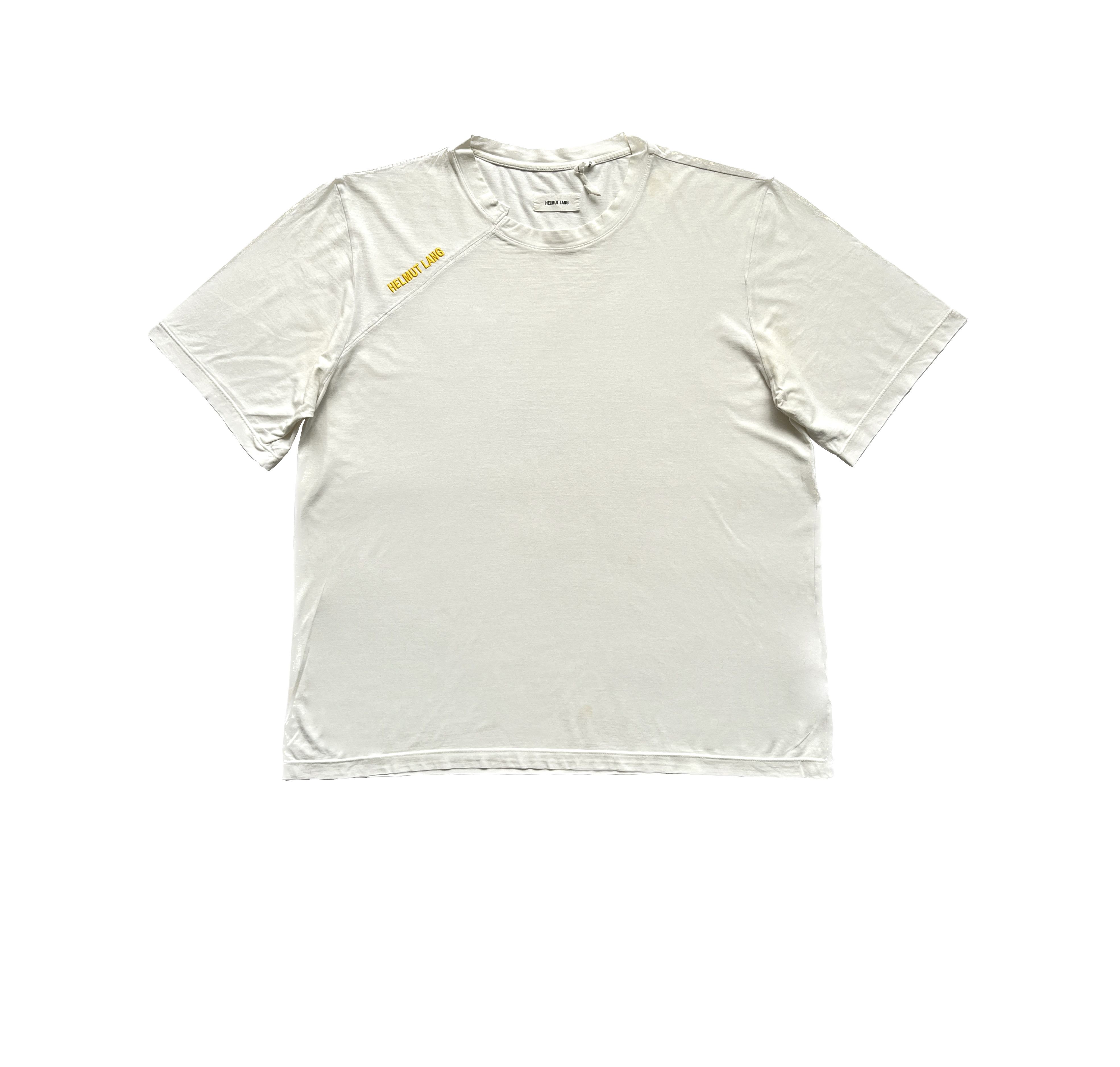 Helmut Lang ⚡️QUICK SALE⚡️Helmut Lang Logo White Short Sleeve Tshirt Size US M / EU 48-50 / 2 - 1 Thumbnail