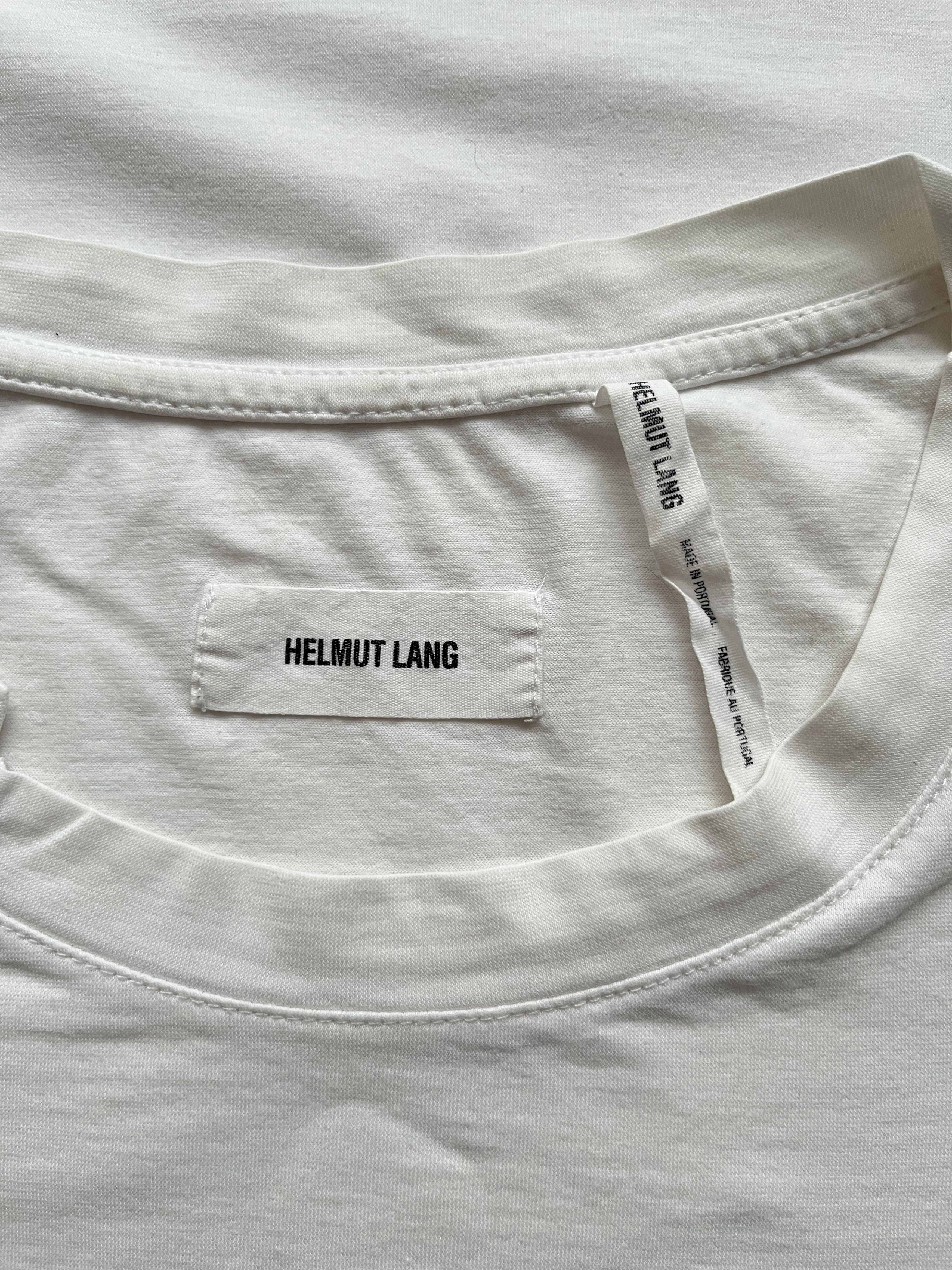 Helmut Lang ⚡️QUICK SALE⚡️Helmut Lang Logo White Short Sleeve Tshirt Size US M / EU 48-50 / 2 - 3 Thumbnail