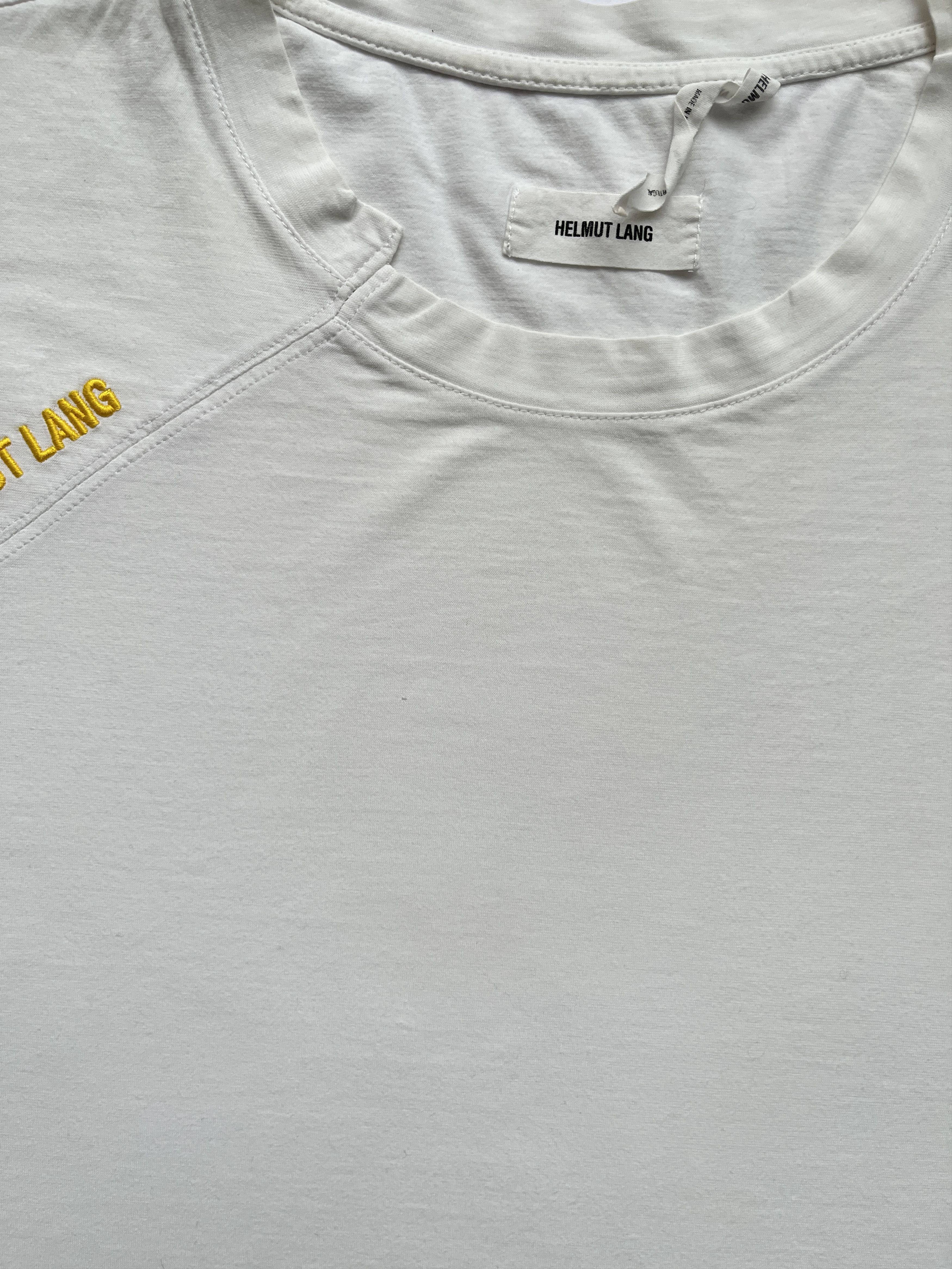 Helmut Lang ⚡️QUICK SALE⚡️Helmut Lang Logo White Short Sleeve Tshirt Size US M / EU 48-50 / 2 - 8 Thumbnail