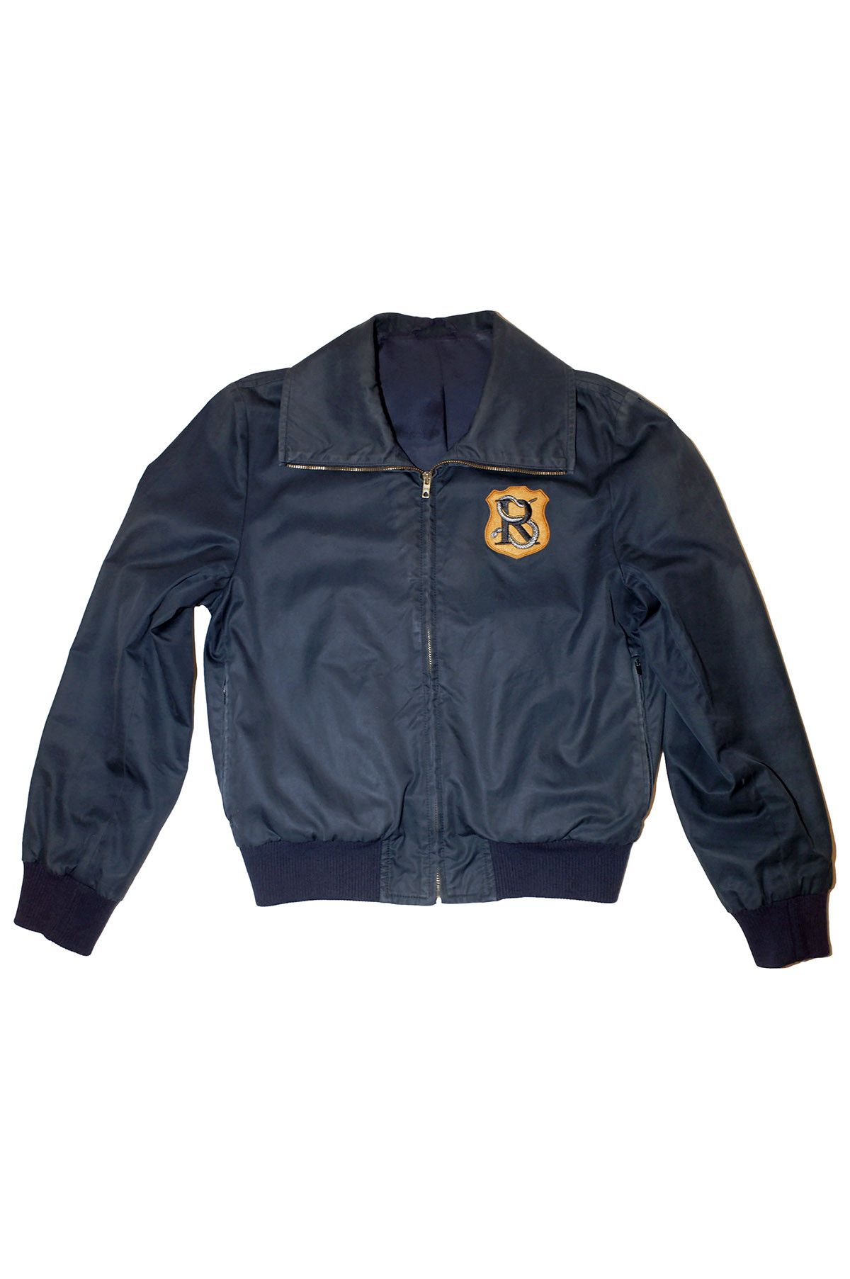 SS2010 Zipper Bomber Jacket R snake badge