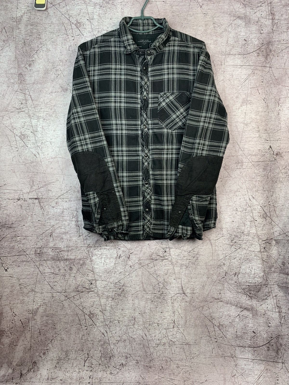 Allsaints × Flannel × Vintage Vintage Allsaints Flannel Quilted Shirt Size US S / EU 44-46 / 1 - 2 Thumbnail
