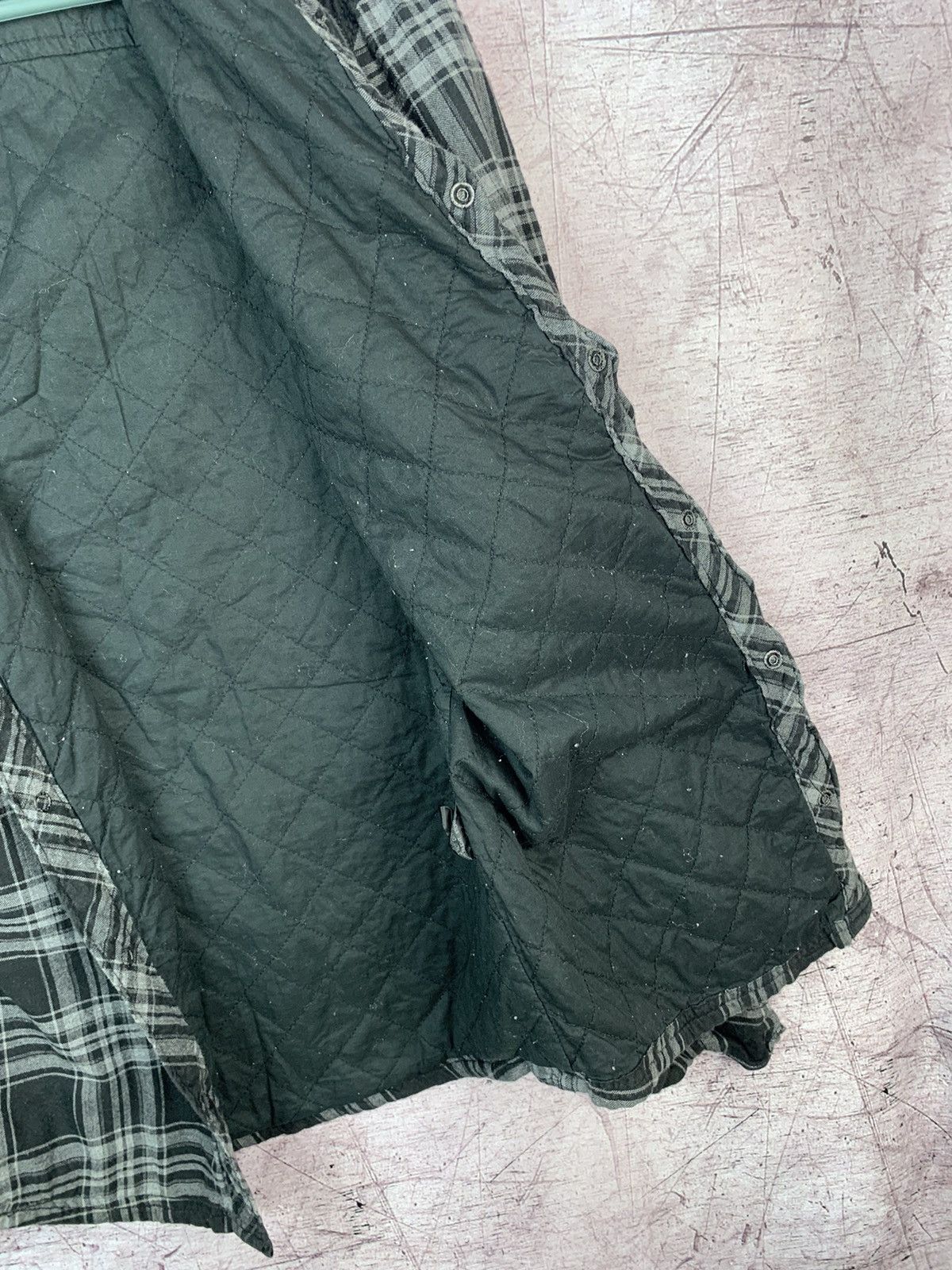 Allsaints × Flannel × Vintage Vintage Allsaints Flannel Quilted Shirt Size US S / EU 44-46 / 1 - 4 Thumbnail