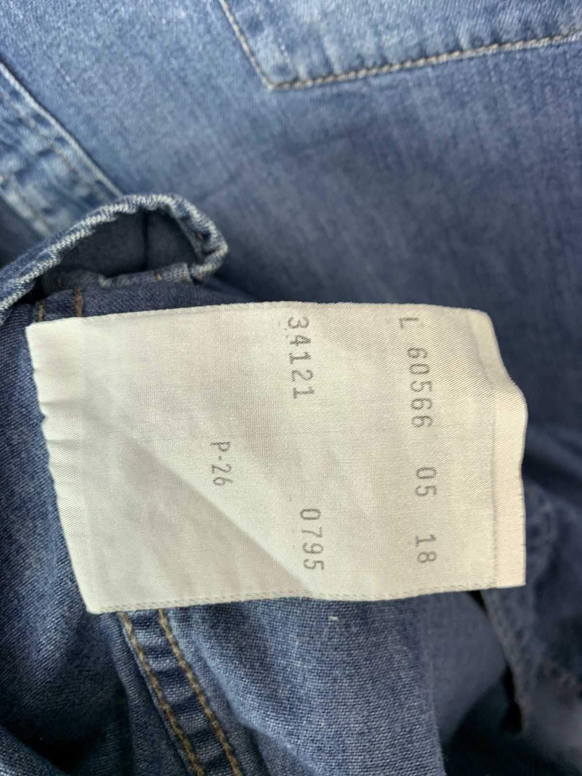 Levi's × Levi's Vintage Clothing Vintage Levis Denim Jeans Shirt Size US L / EU 52-54 / 3 - 7 Thumbnail