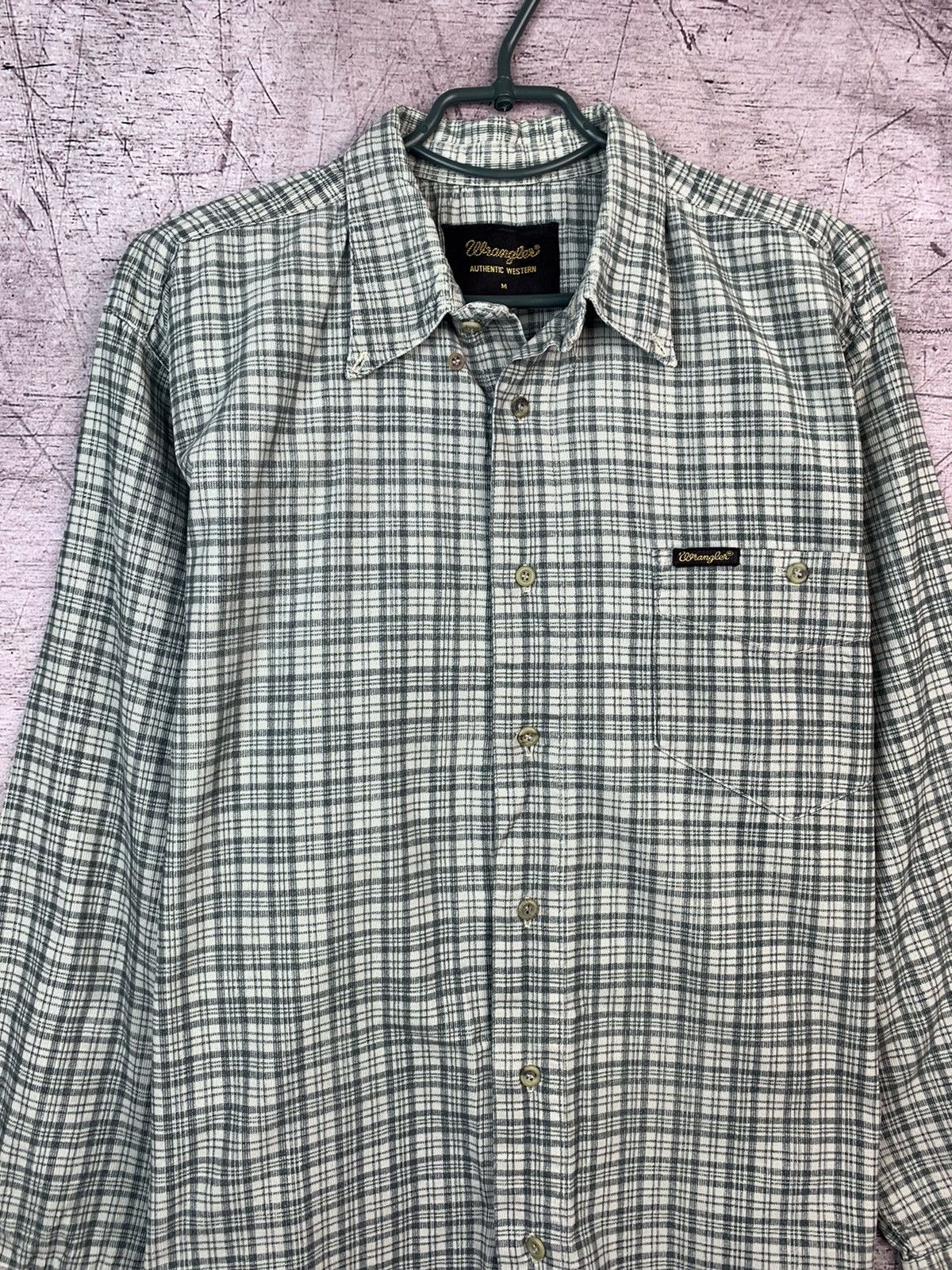 Wrangler Wrangler Vintage Shirt Size US M / EU 48-50 / 2 - 2 Thumbnail