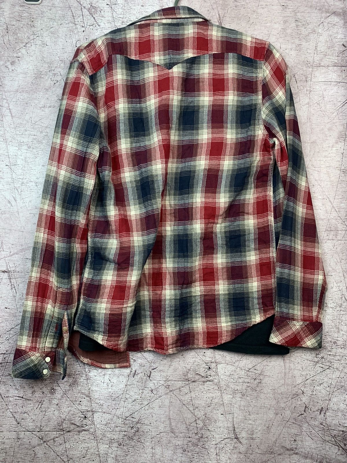 Flannel × Lee × Vintage Vintage Lee Flannel Plaid Pocket Shirt Travis style Size US M / EU 48-50 / 2 - 6 Thumbnail