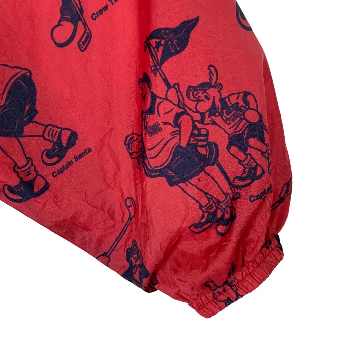 Vintage VINTAGE CAPTAIN SANTA FULLPRINT WINDBREAKER JACKET IN RED Size US L / EU 52-54 / 3 - 4 Thumbnail