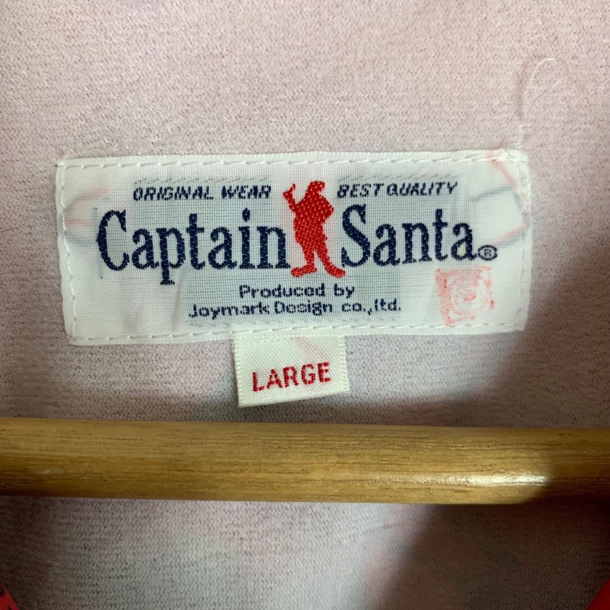 Vintage VINTAGE CAPTAIN SANTA FULLPRINT WINDBREAKER JACKET IN RED Size US L / EU 52-54 / 3 - 6 Thumbnail