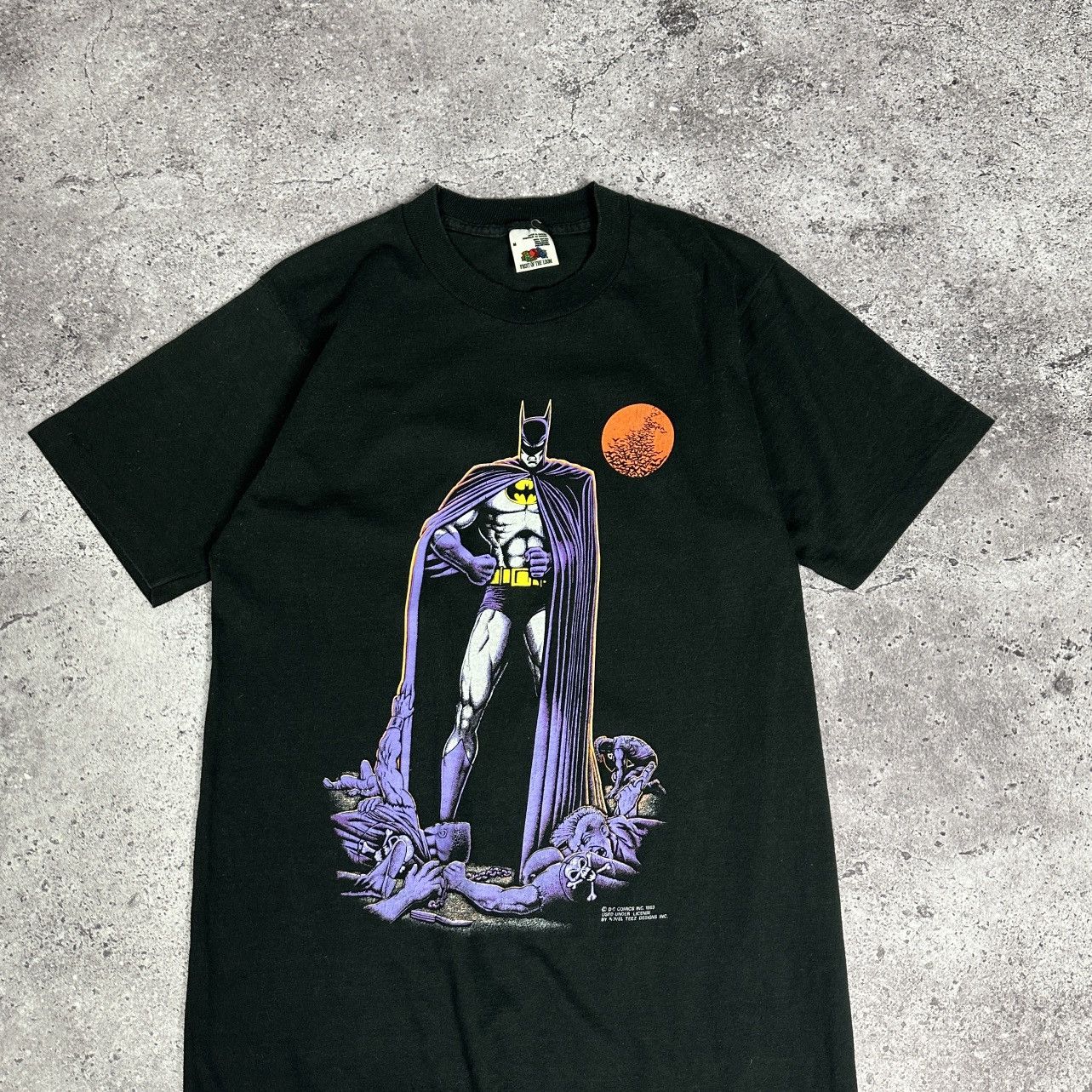 Vintage Vintage 80s Batman DC Comics Graphic tee rare Marvel Grail Size US M / EU 48-50 / 2 - 5 Thumbnail