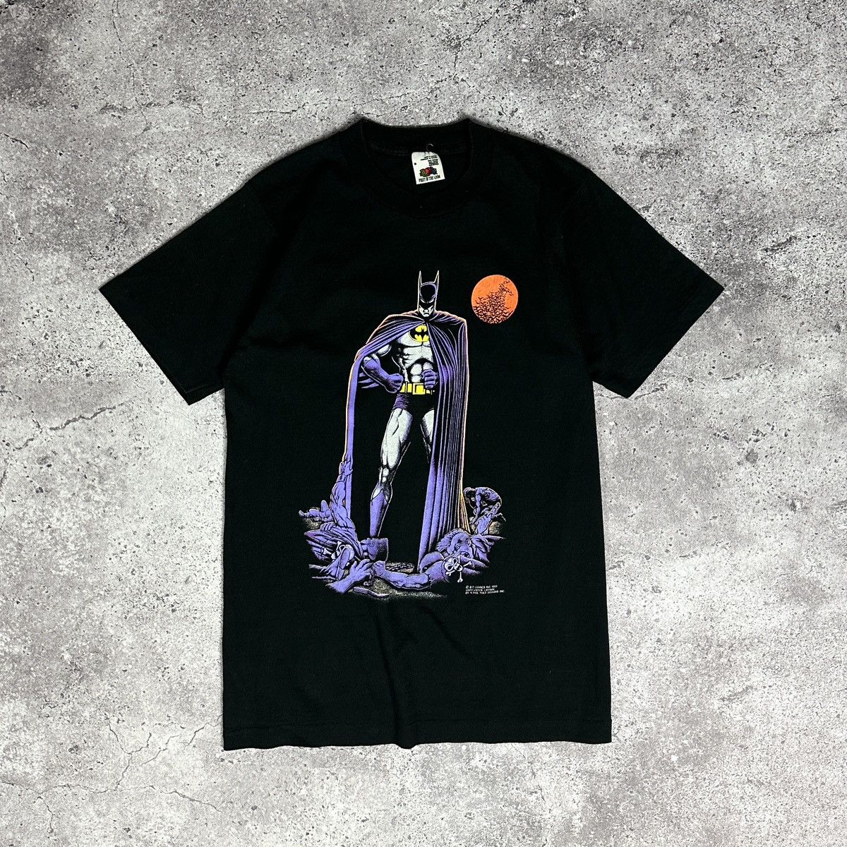 Vintage Vintage 80s Batman DC Comics Graphic tee rare Marvel Grail Size US M / EU 48-50 / 2 - 1 Thumbnail