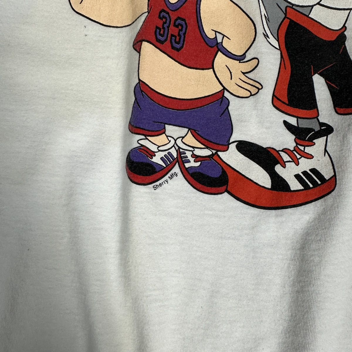 NBA Vintage 90s Looney Tunes San Antonio NBA tee Warner Bros Size US L / EU 52-54 / 3 - 5 Thumbnail
