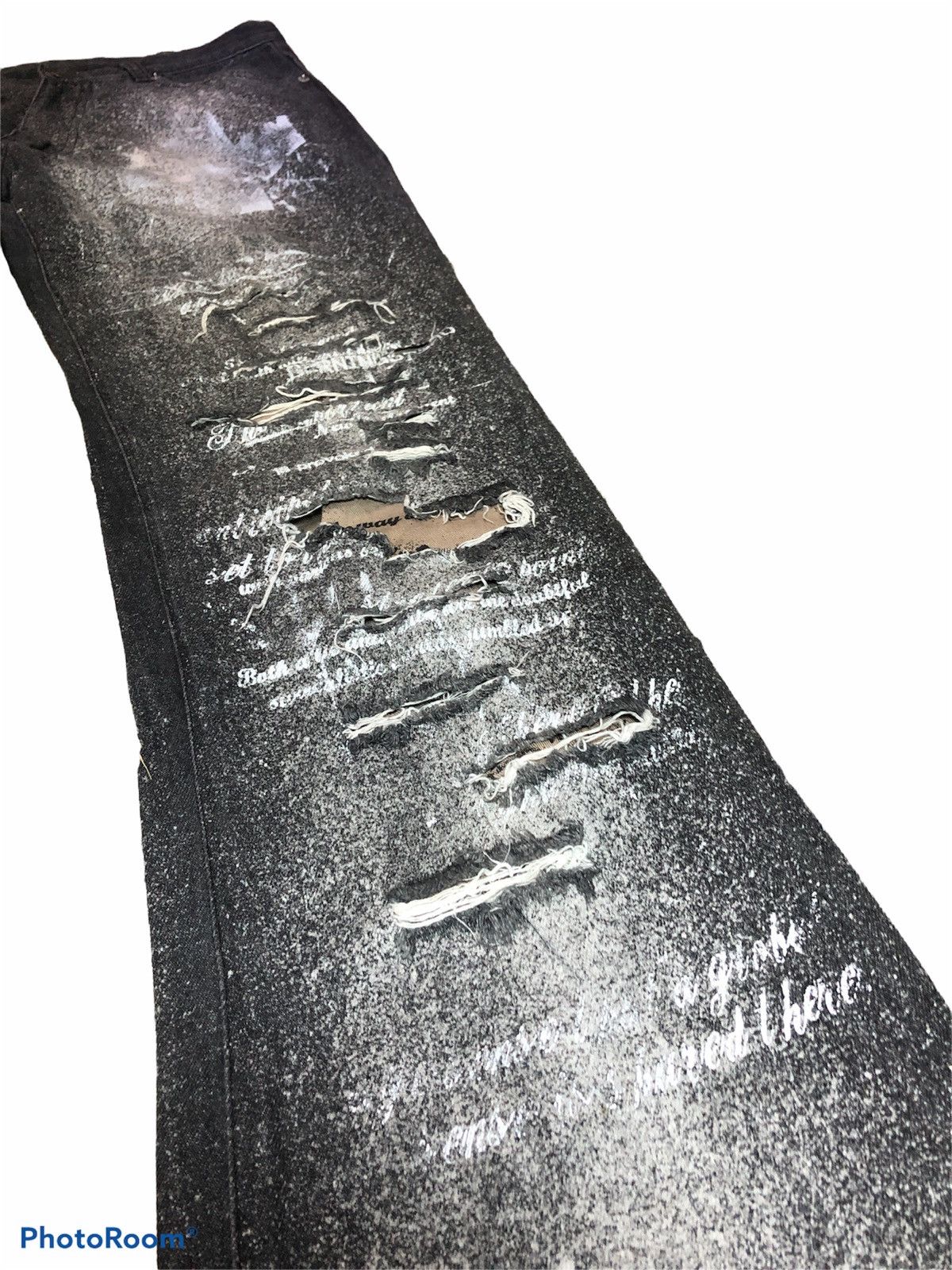 Seditionaries FLARE BOOTCUT BEARNING SHO SNOW WASH RIPPED DISTRESSED DENIM Size US 29 - 3 Thumbnail