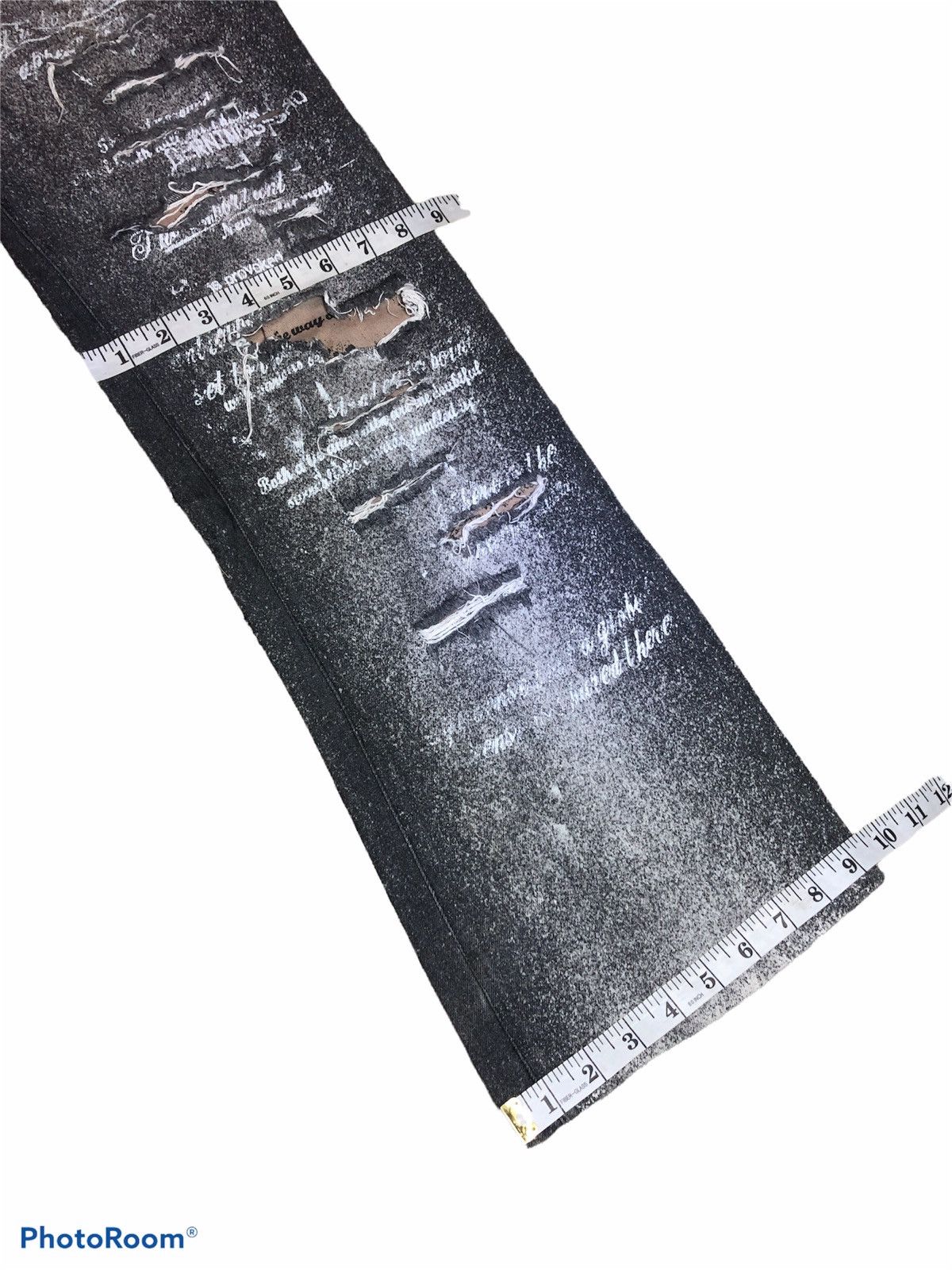 Seditionaries FLARE BOOTCUT BEARNING SHO SNOW WASH RIPPED DISTRESSED DENIM Size US 29 - 9 Thumbnail