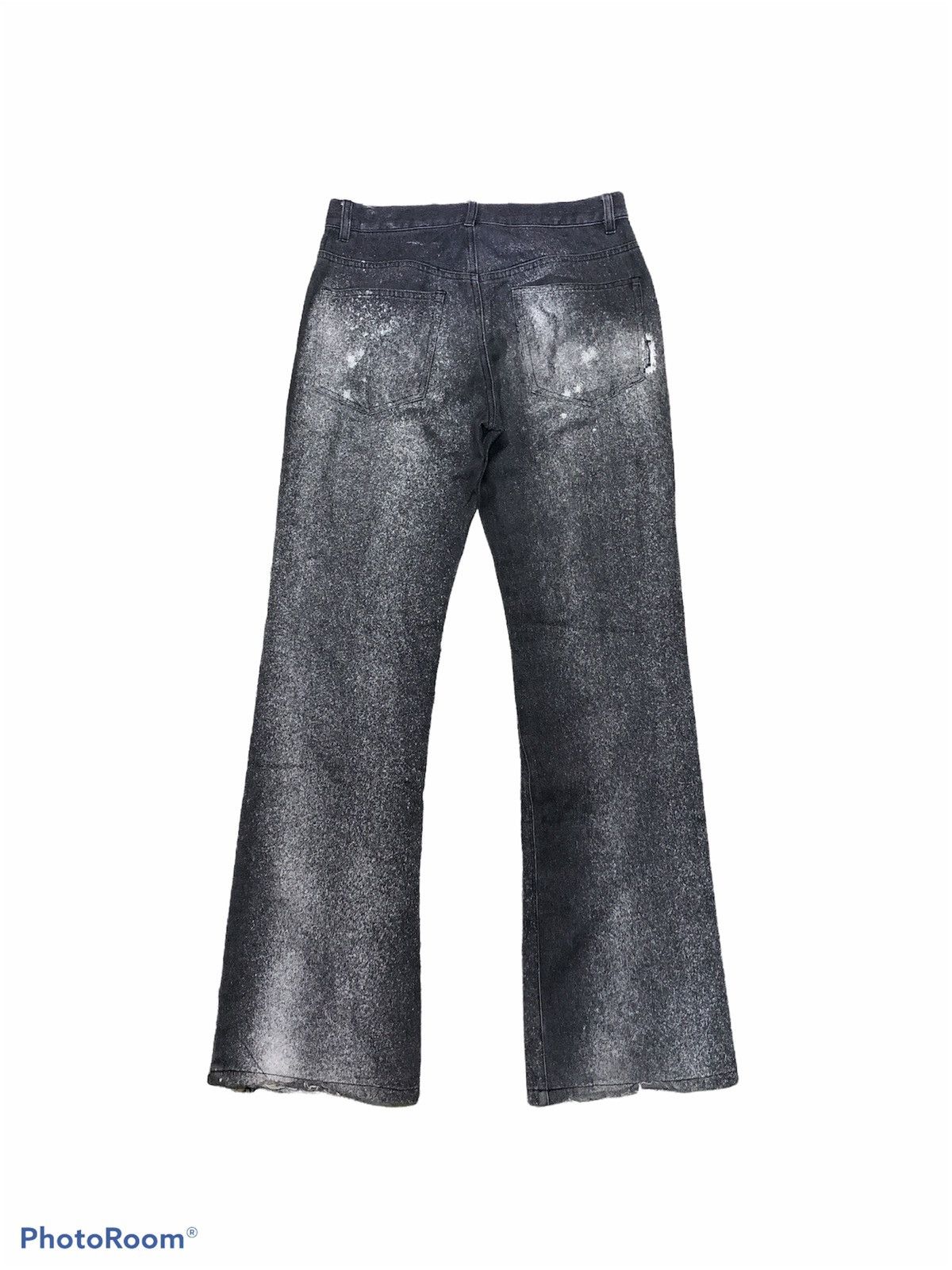 Seditionaries FLARE BOOTCUT BEARNING SHO SNOW WASH RIPPED DISTRESSED DENIM Size US 29 - 2 Thumbnail