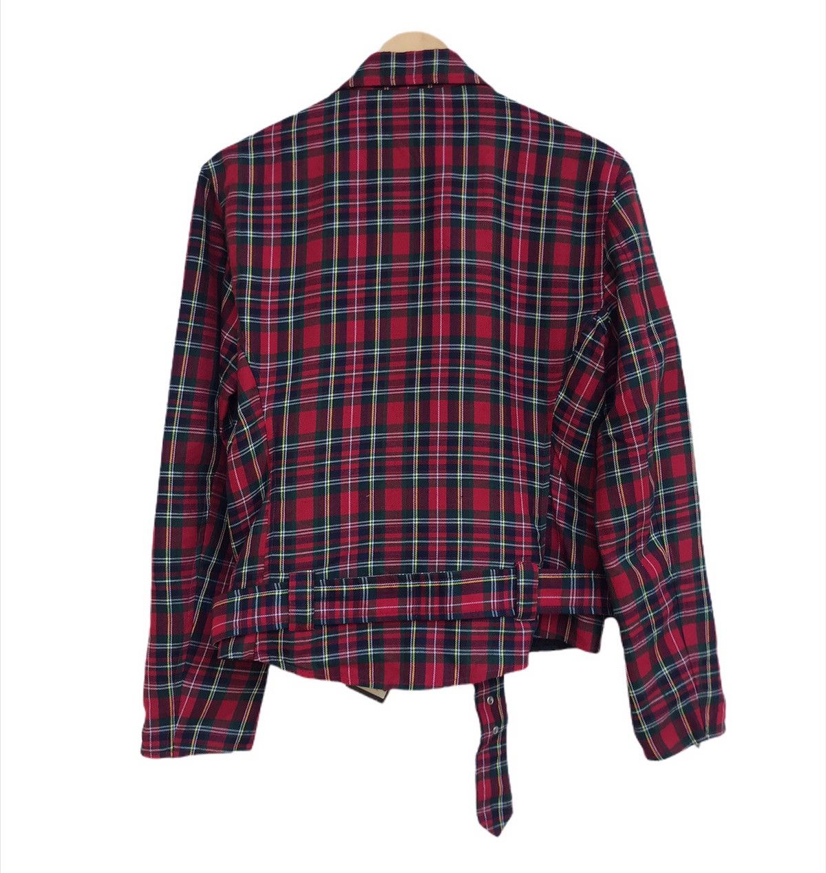 Japanese Brand Hardcore & Stylish Checkered Punk Anarchy Bondage Jacket Size US S / EU 44-46 / 1 - 4 Thumbnail