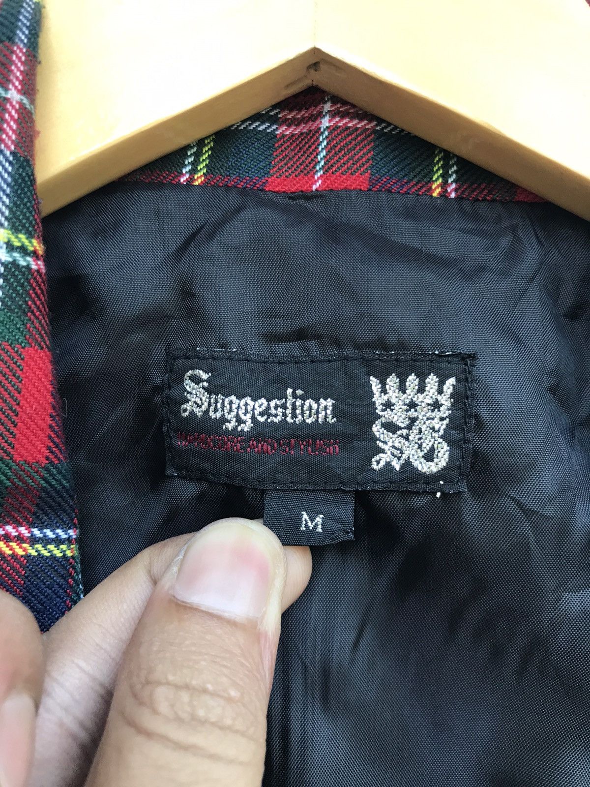 Japanese Brand Hardcore & Stylish Checkered Punk Anarchy Bondage Jacket Size US S / EU 44-46 / 1 - 14 Thumbnail