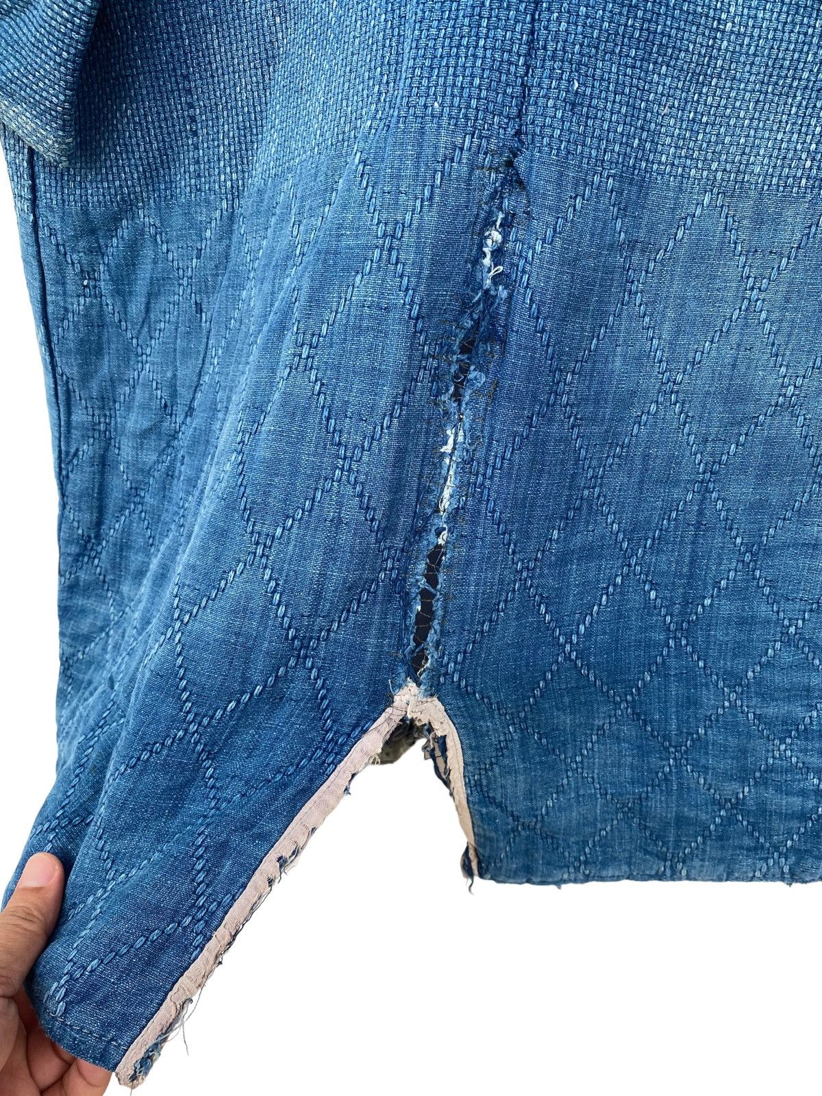 Indigo Vintage Distressed Indigo Beggar Kapital Visvim Inspired Size US M / EU 48-50 / 2 - 10 Thumbnail