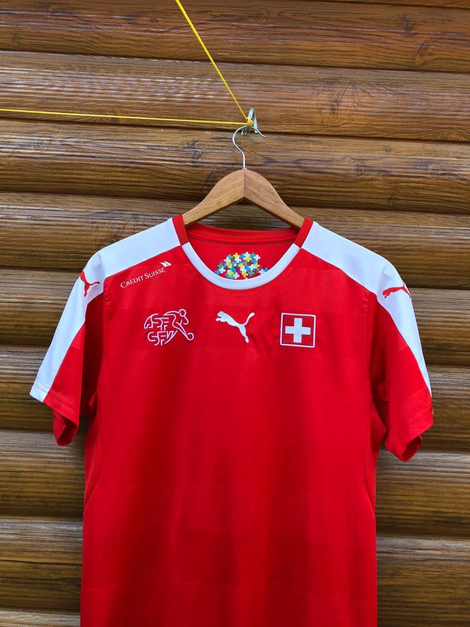 Puma Puma Switzerland Home Soccer Jersey Football Shirt Size US S / EU 44-46 / 1 - 2 Thumbnail