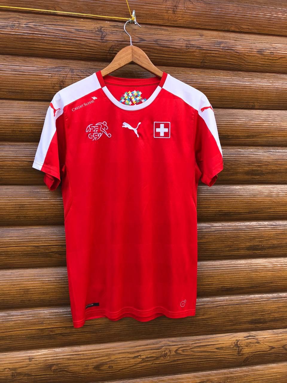 Puma Puma Switzerland Home Soccer Jersey Football Shirt Size US S / EU 44-46 / 1 - 1 Thumbnail