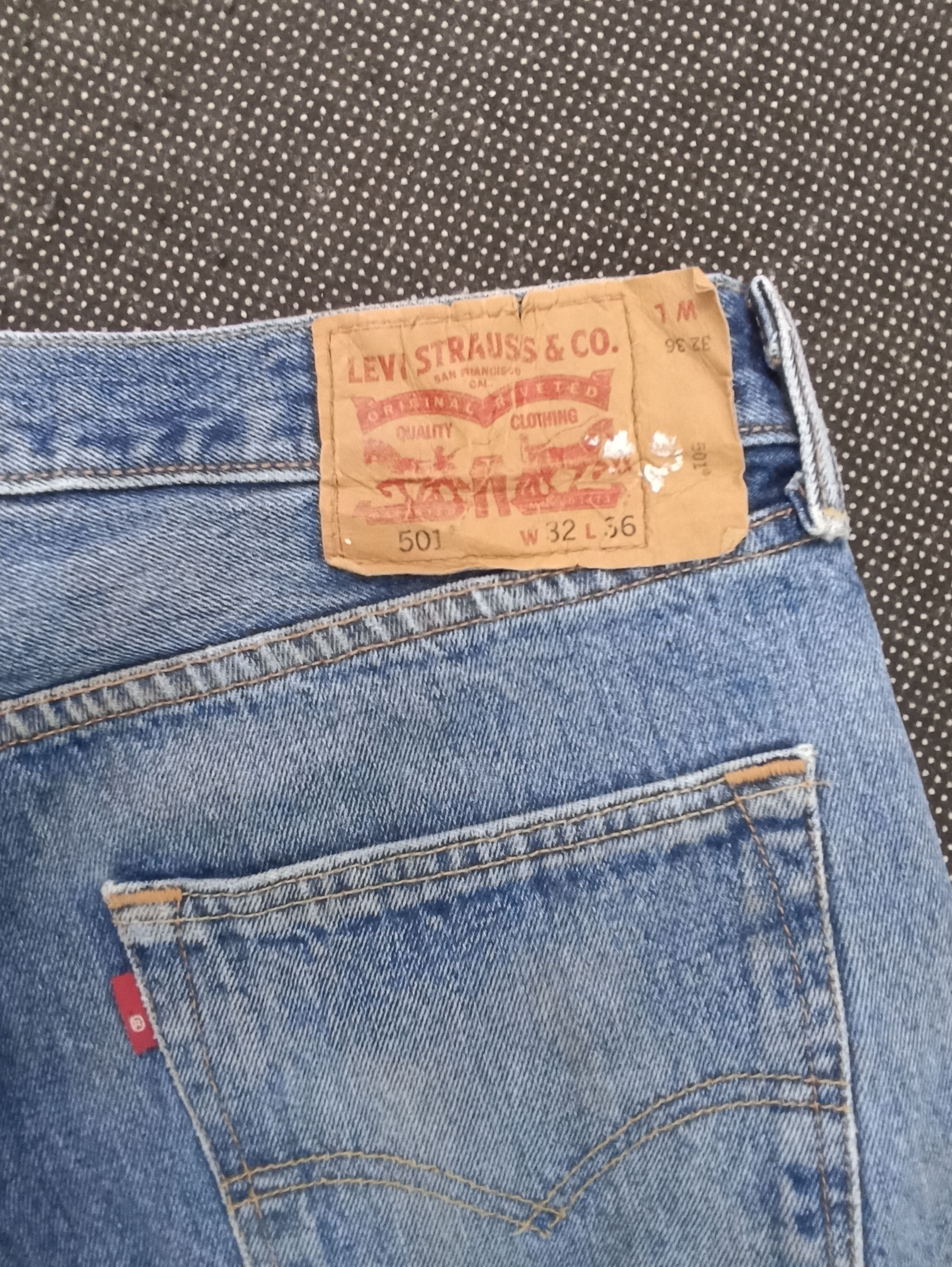 Jean × Levi's × Vintage VINTAGE LEVIS 501 SINGLE 'R' PAINTED JEANS -J285 Size US 34 / EU 50 - 10 Thumbnail