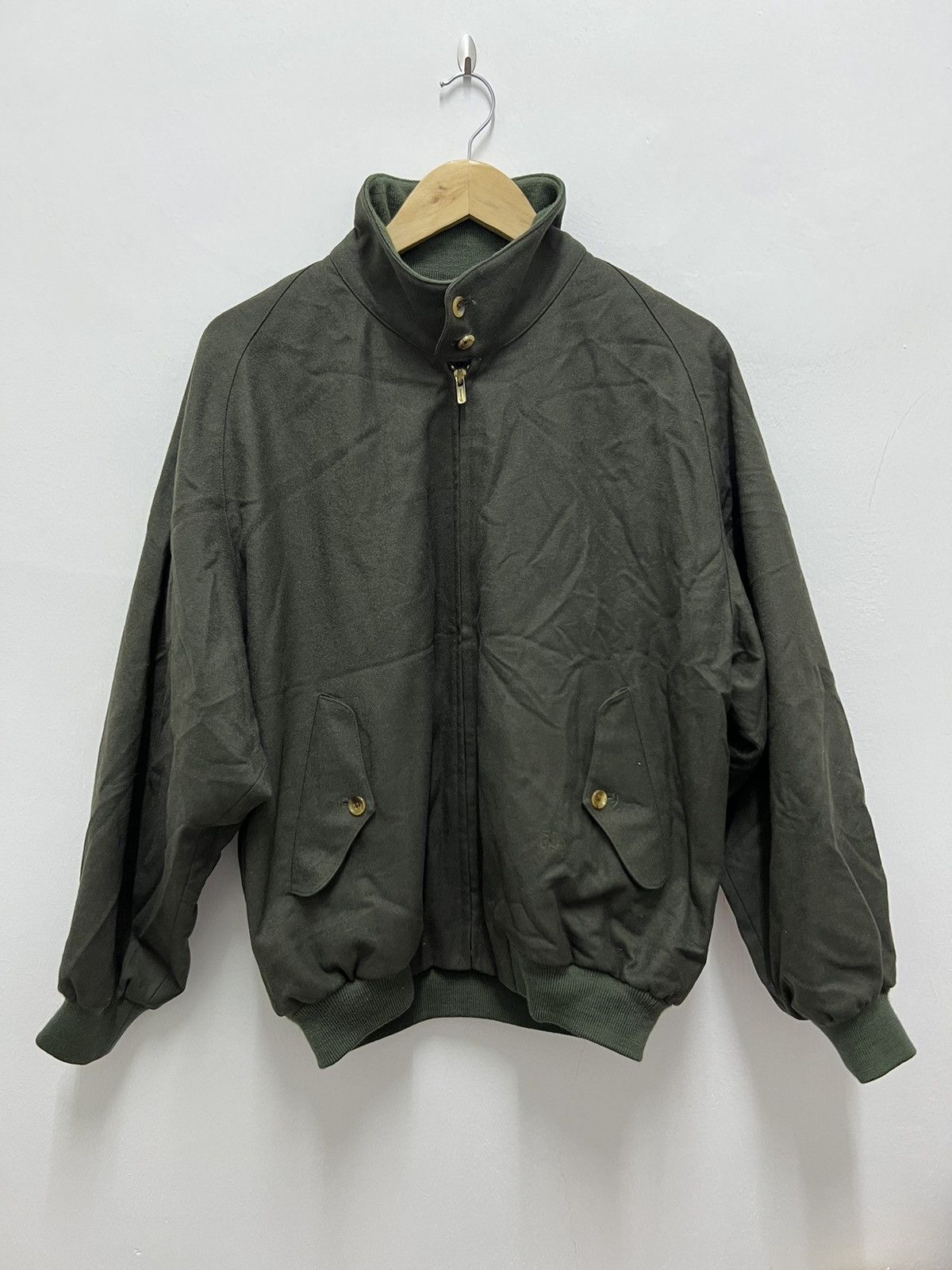 ぴ*屋様 vtg Burberry short wool Harrington vtg Burberry short wool Harrington jkt Burberry × Vintage