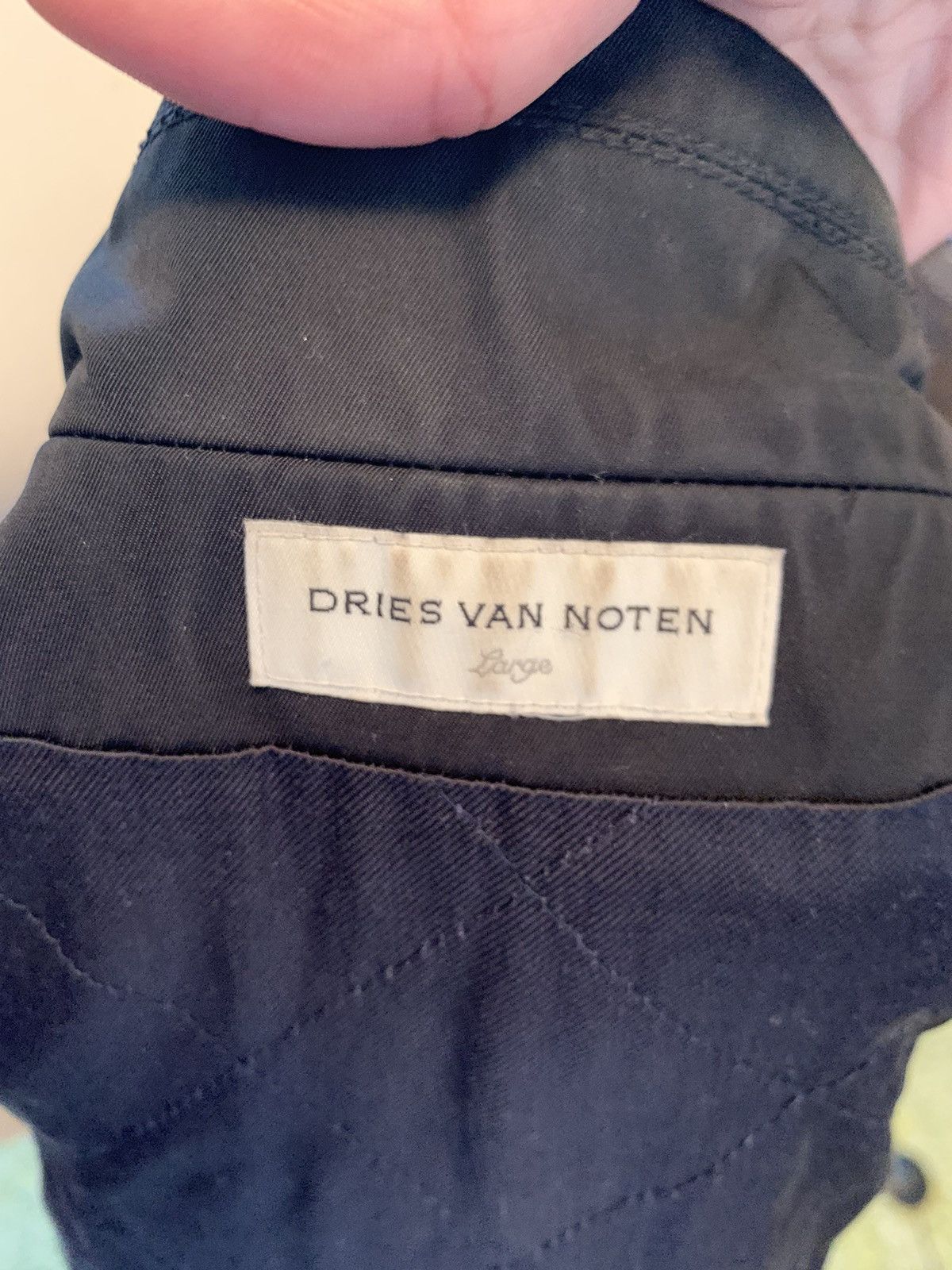 Dries Van Noten Black Quilted Dries Van Noten Biker Jacket Fits M-L Size US L / EU 52-54 / 3 - 7 Thumbnail
