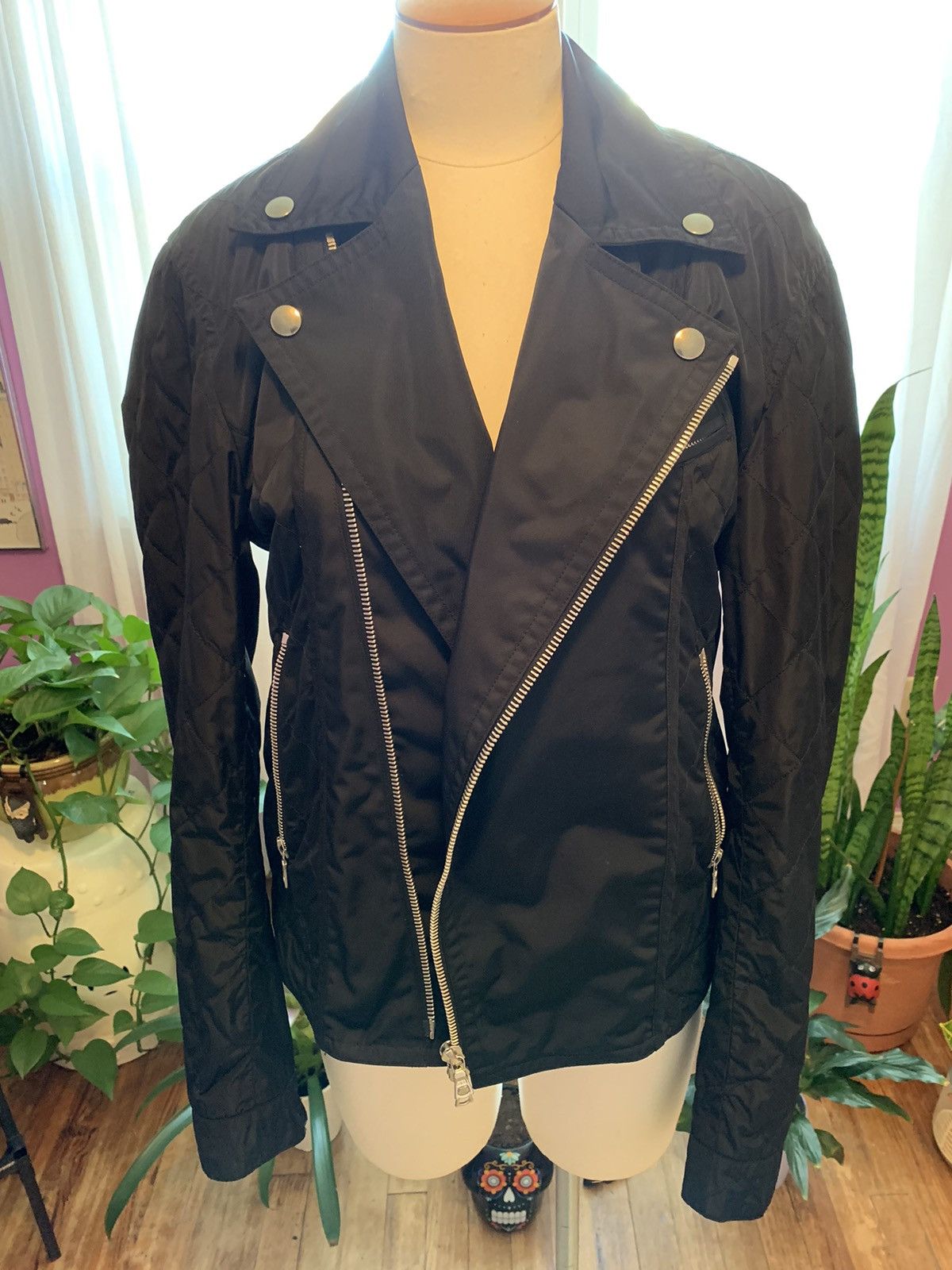Dries Van Noten Black Quilted Dries Van Noten Biker Jacket Fits M-L Size US L / EU 52-54 / 3 - 1 Thumbnail