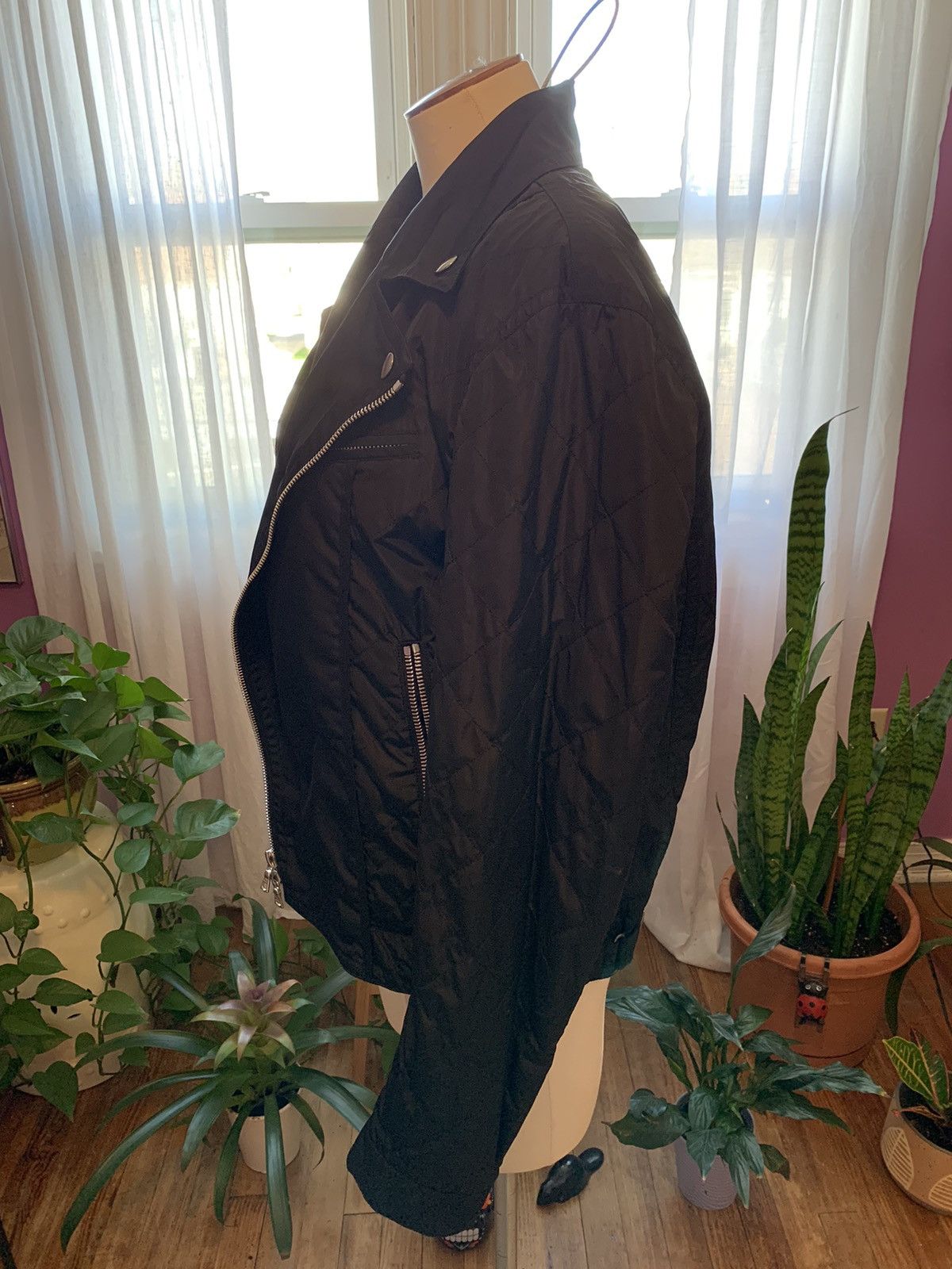 Dries Van Noten Black Quilted Dries Van Noten Biker Jacket Fits M-L Size US L / EU 52-54 / 3 - 2 Thumbnail
