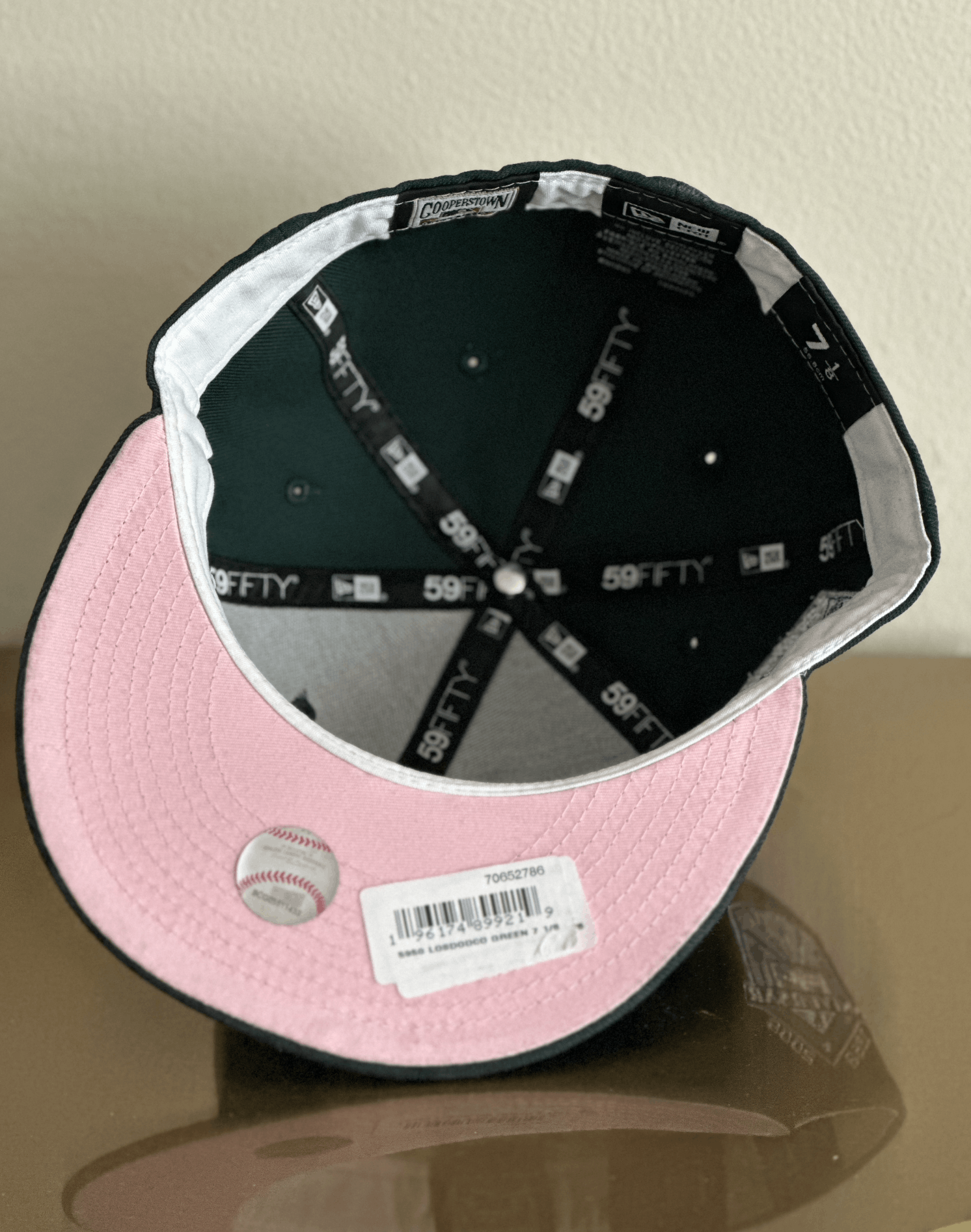 New Era 7 1/8 NEW ERA 59FIFTY GREEN LA DODGERS W/ 1963 WORLD SERIES Size ONE SIZE - 2 Thumbnail