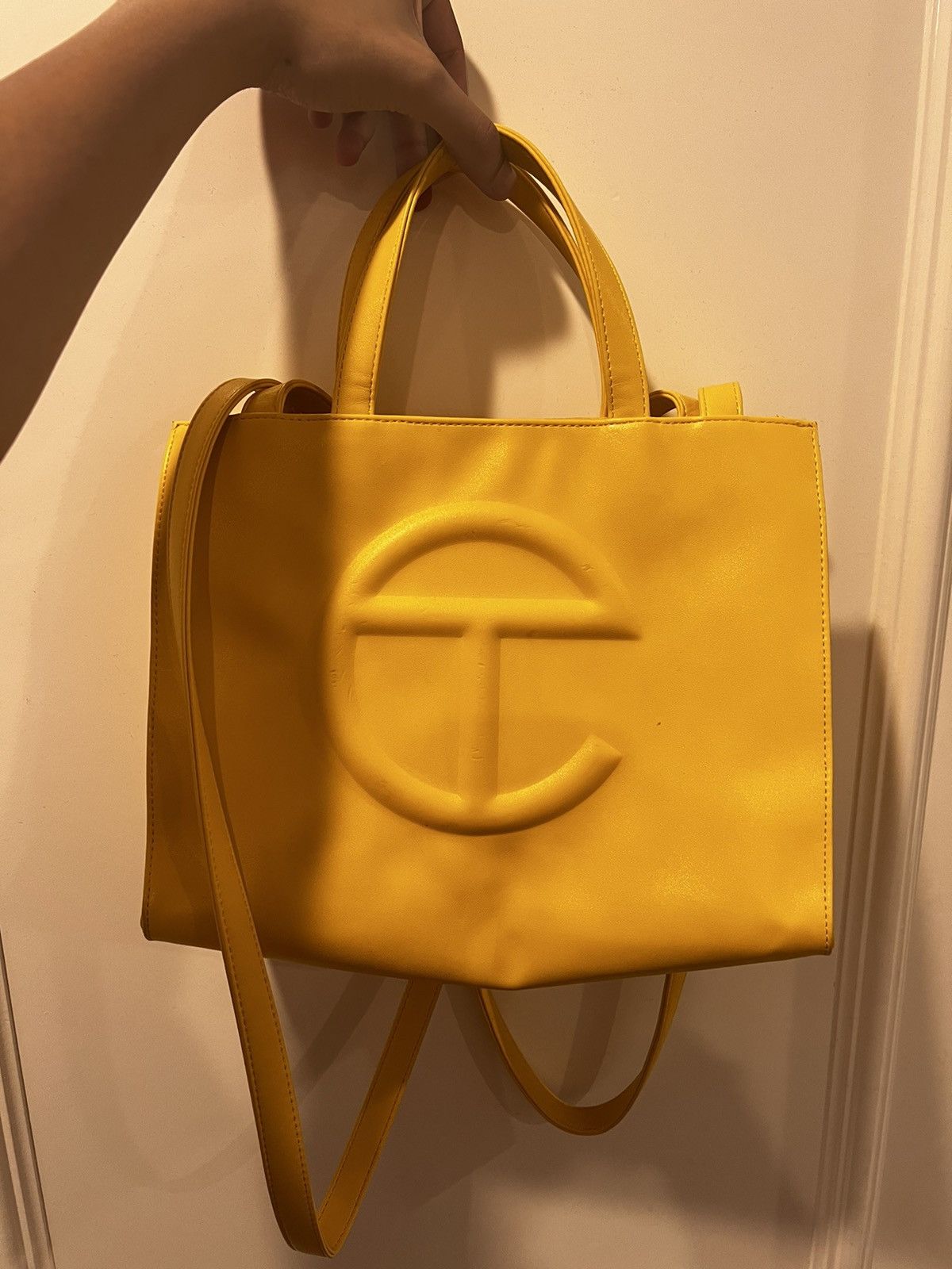Telfar Yellow Telfar Shopping Tote Size ONE SIZE - 1 Thumbnail
