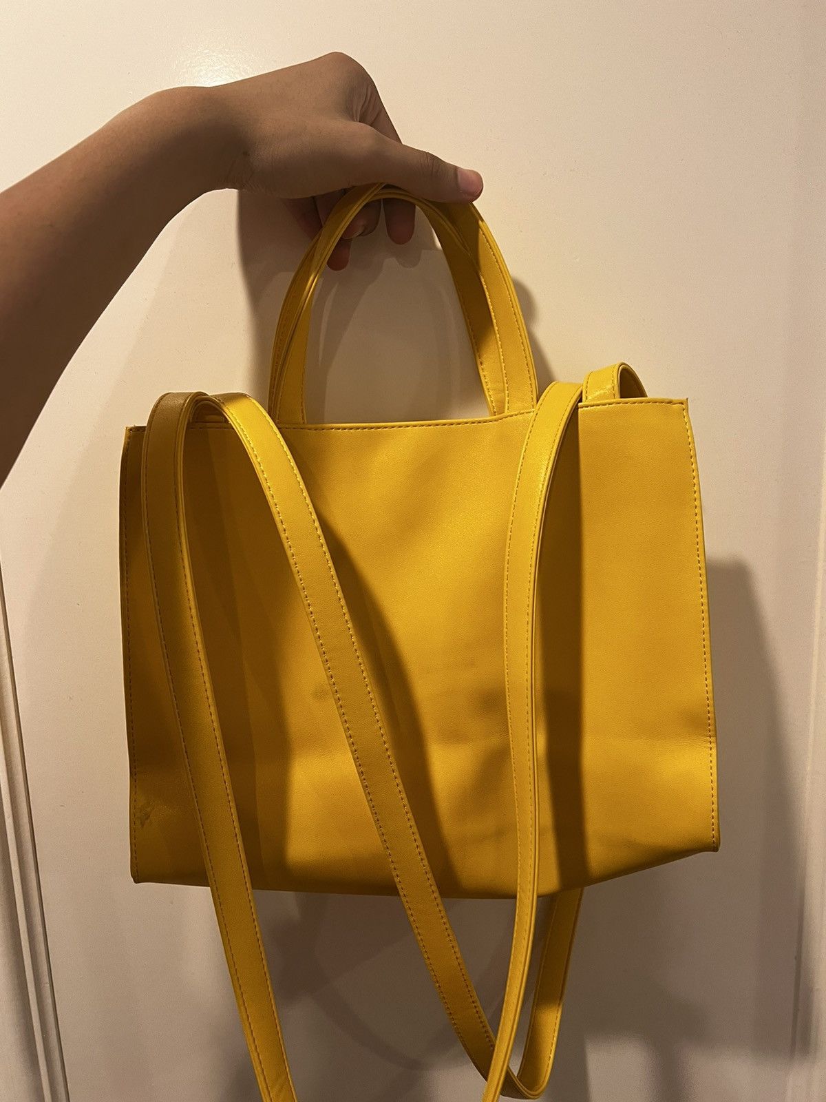 Telfar Yellow Telfar Shopping Tote Size ONE SIZE - 2 Thumbnail