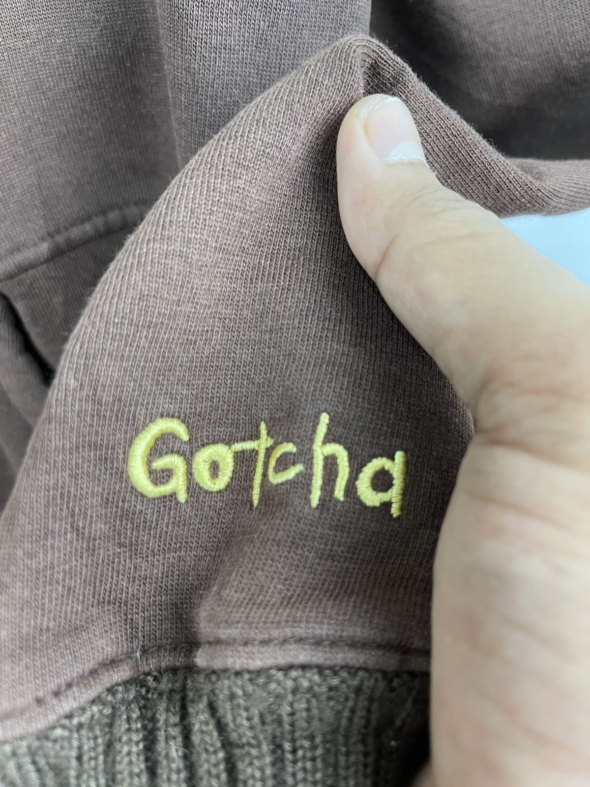 Gotcha Gotcha 1978 Embroidered Sweatshirt Brown Size L / US 10 / IT 46 - 3 Thumbnail