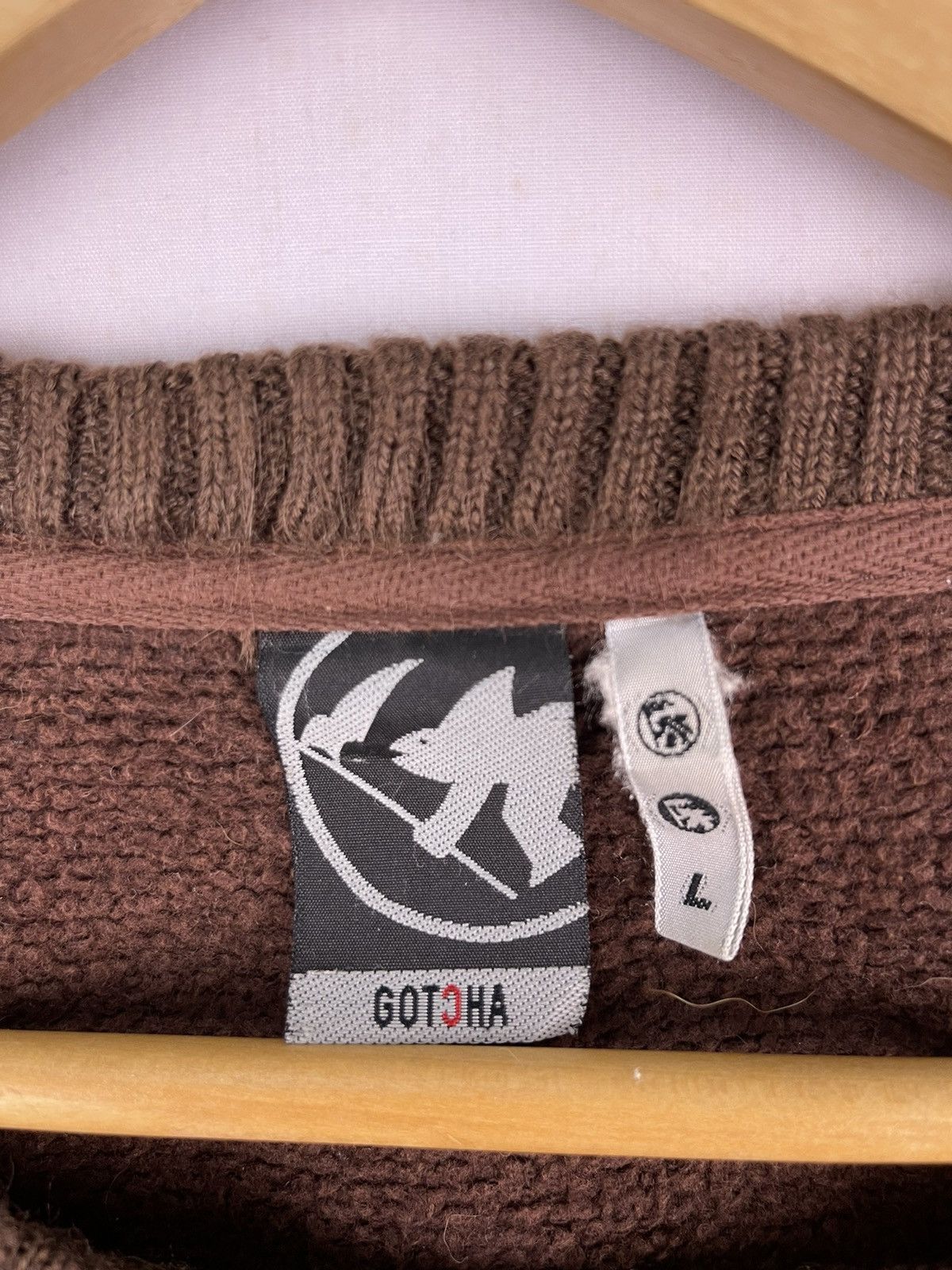 Gotcha Gotcha 1978 Embroidered Sweatshirt Brown Size L / US 10 / IT 46 - 5 Thumbnail