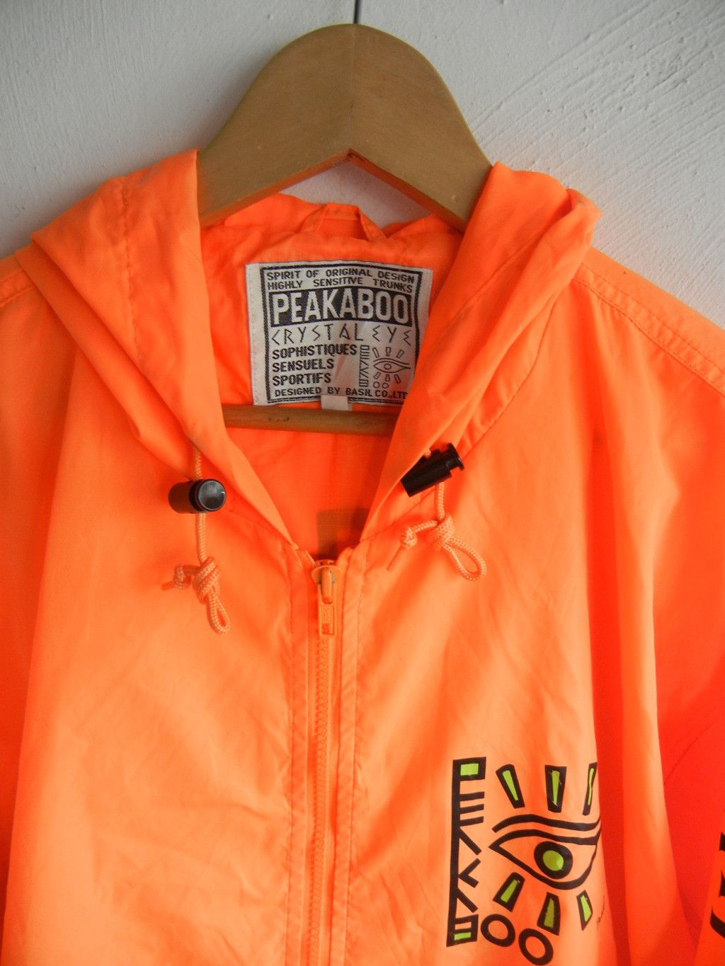 Vintage NEON PEAKABOO CRYSTAL EYE DESIGNED BY BASIL CO. LTD 80s Size US L / EU 52-54 / 3 - 3 Thumbnail
