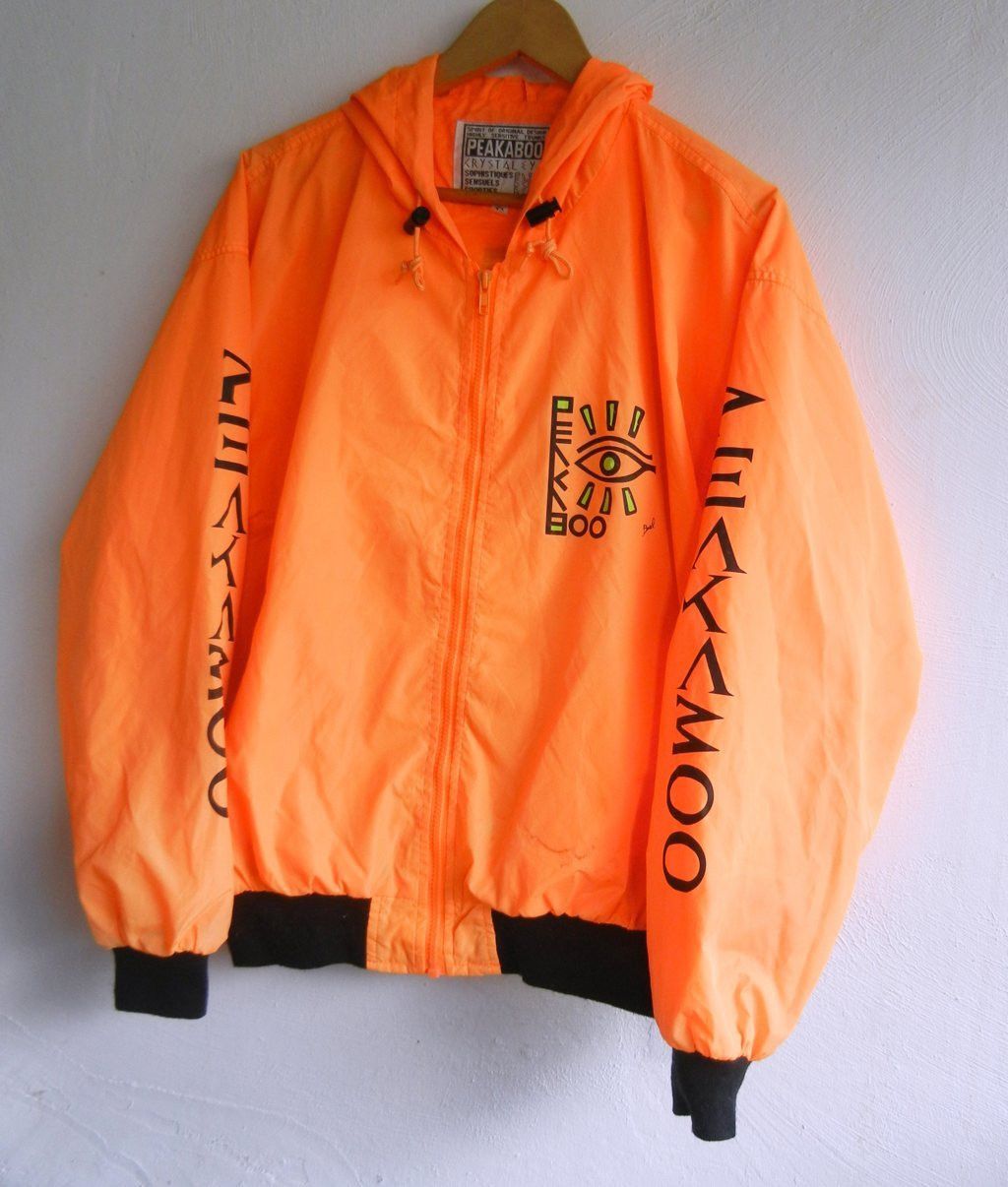 Vintage NEON PEAKABOO CRYSTAL EYE DESIGNED BY BASIL CO. LTD 80s Size US L / EU 52-54 / 3 - 6 Thumbnail