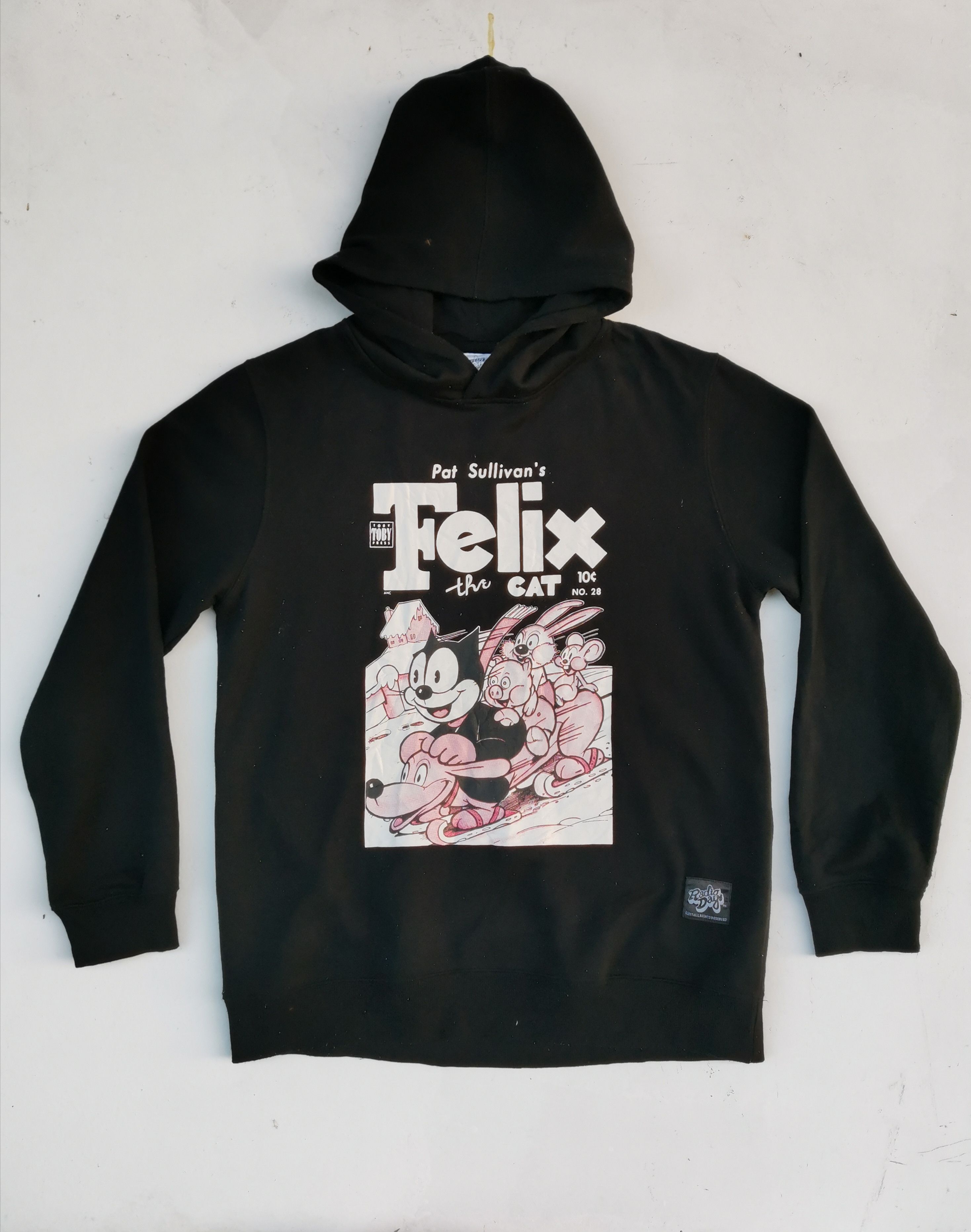 Cartoon Network × Vintage Vintage Pat Sullivan's Felix The Cat Big Logo Sweatshirt Size US L / EU 52-54 / 3 - 1 Thumbnail