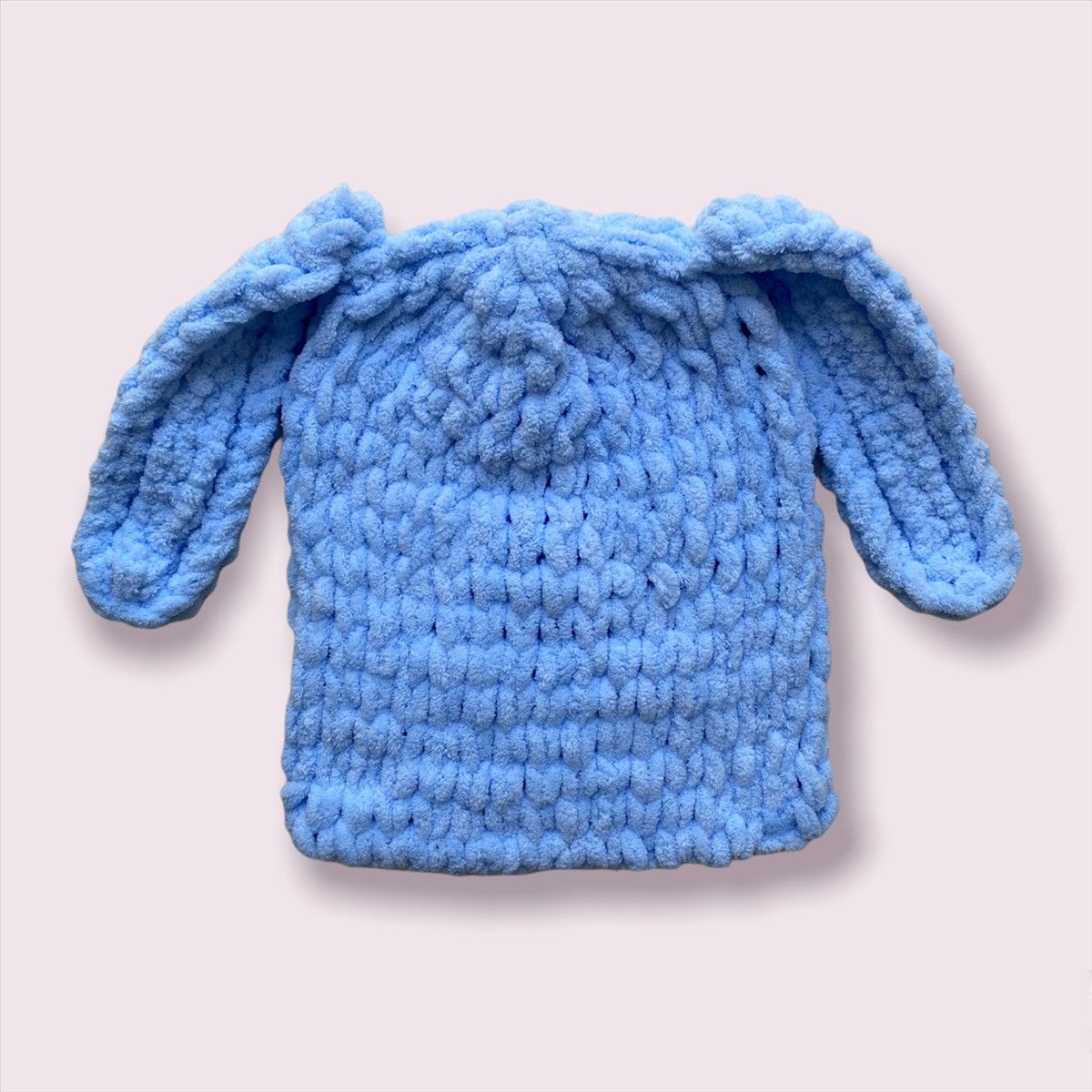 Handmade × Japanese Brand Handmade Knitted Balaclava Ski Mask Bunny Rabbit Style Size ONE SIZE - 4 Thumbnail