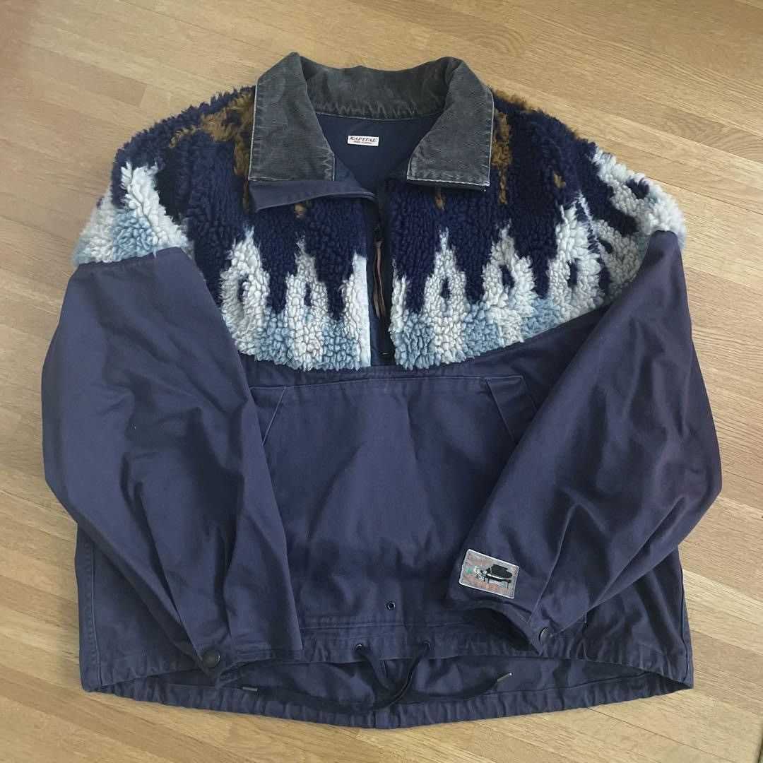 KAPITAL チノ×ボアフリース　ノルディックアノラック Kapital Nordic Fleece | Grailed