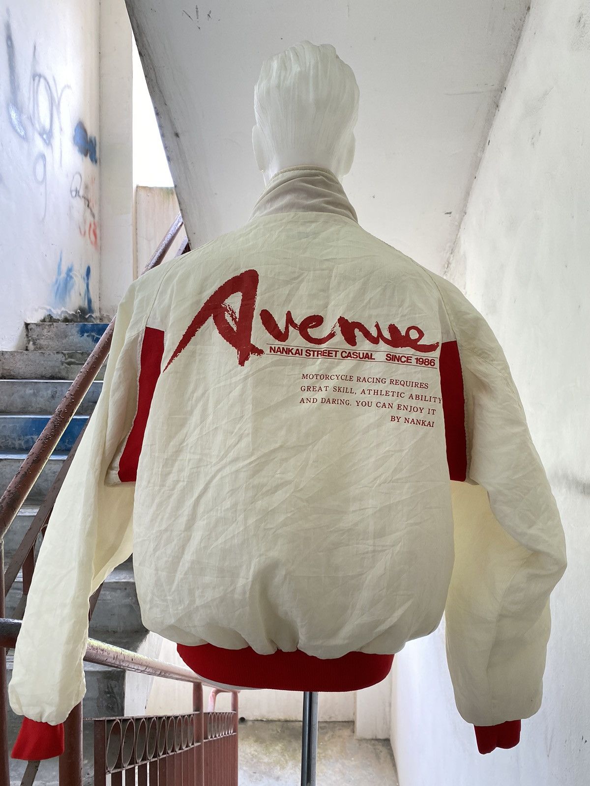 Japanese Brand × Vintage VTG AVENUE by NANKAI JAPANESE BRAND of MOTORSPORT JACKET Size US XL / EU 56 / 4 - 1 Thumbnail