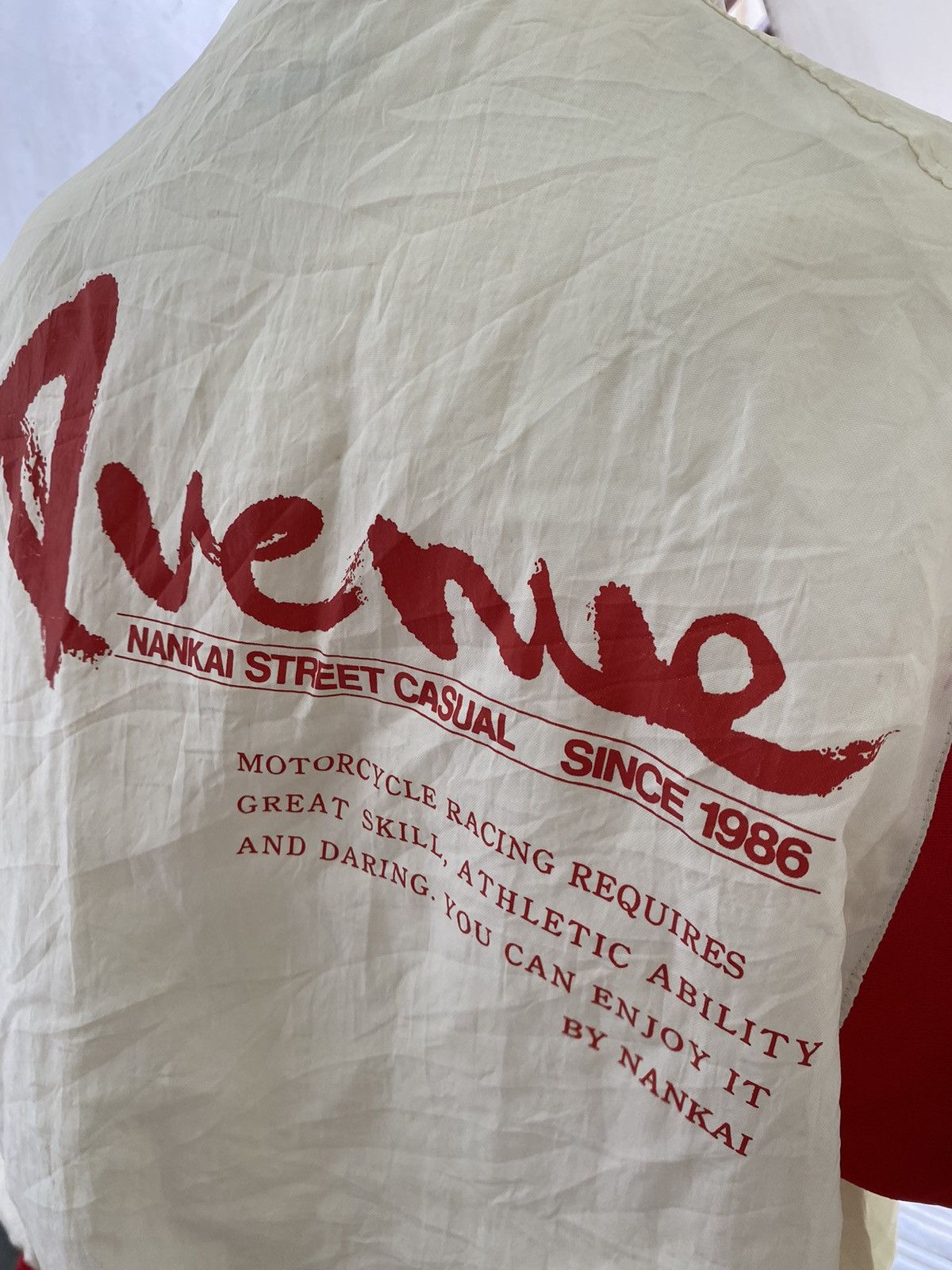 Japanese Brand × Vintage VTG AVENUE by NANKAI JAPANESE BRAND of MOTORSPORT JACKET Size US XL / EU 56 / 4 - 3 Thumbnail