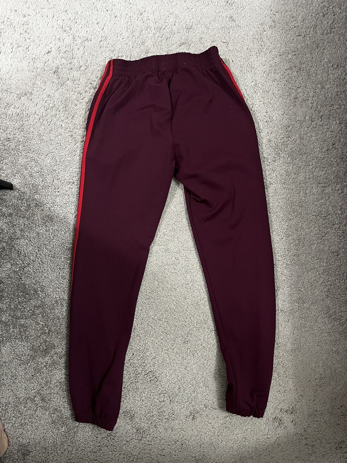 Adidas Yeezy Calabasas Track Pants Maroon Size Small