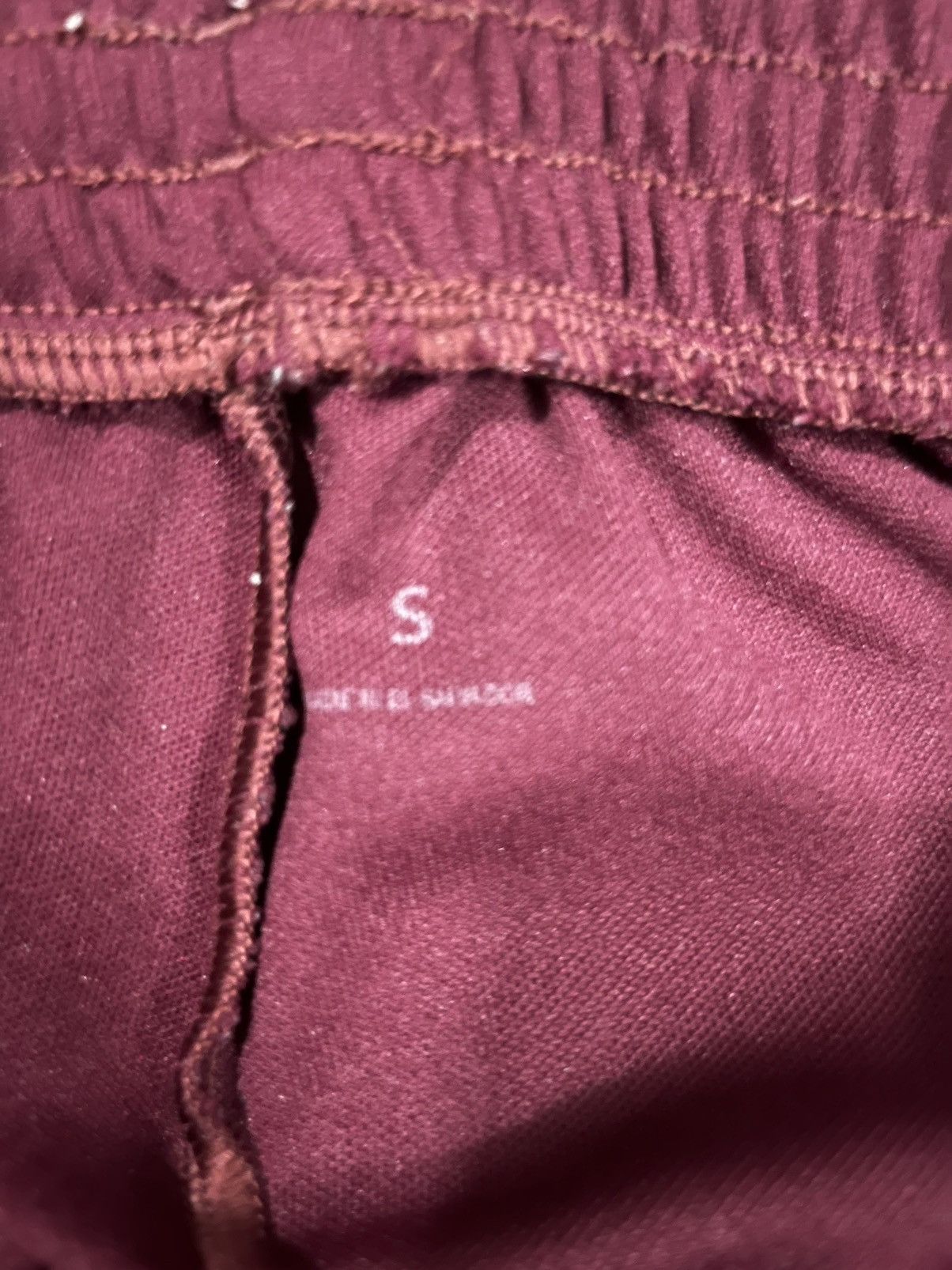 Adidas Yeezy Calabasas Track Pants Maroon Size Small