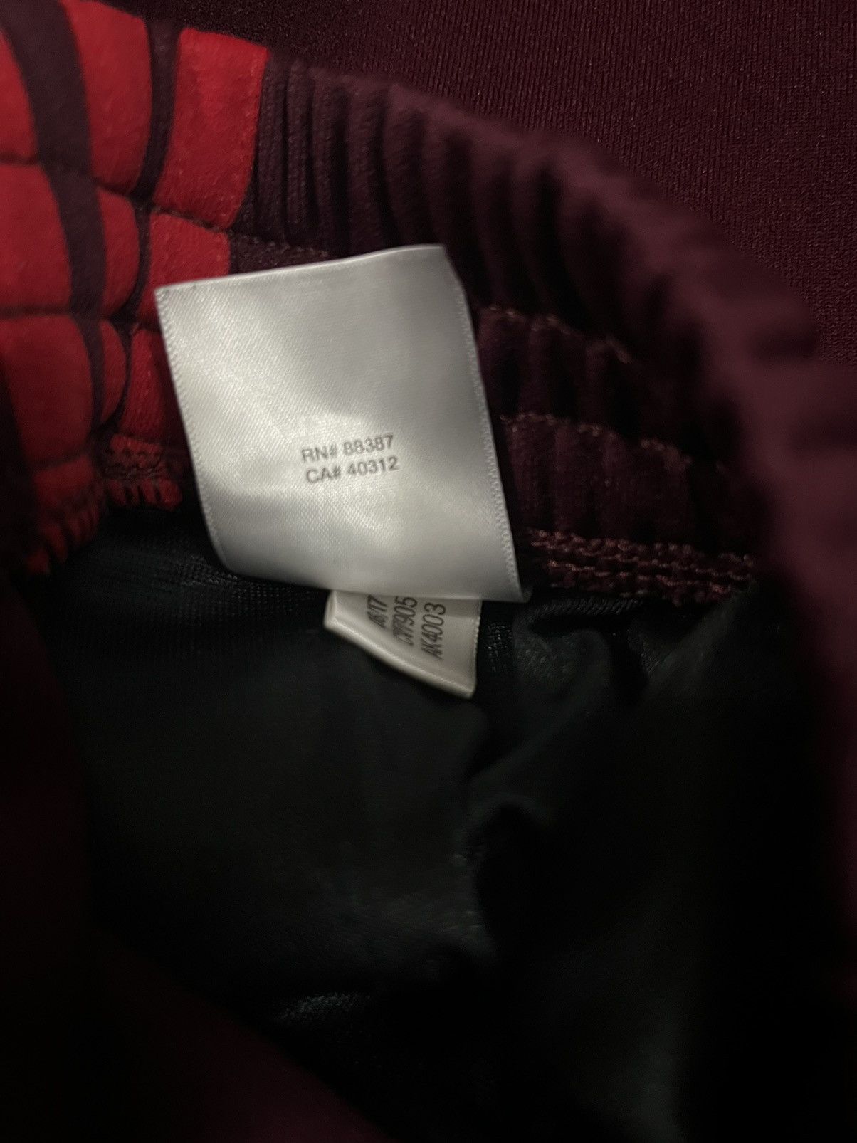 Adidas Yeezy Calabasas Track Pants Maroon Size Small