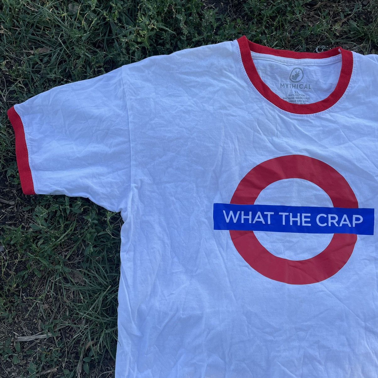 Vintage Vintage 90s Adult Tee What Crap Art Humor L Size US L / EU 52-54 / 3 - 3 Thumbnail