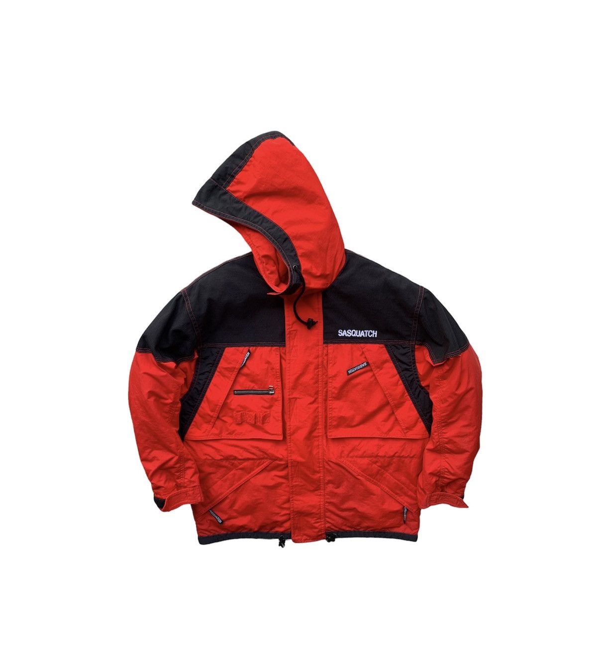 image of Sasquatch Oversized Red Ski Jacket, Men's (Size 2XL)