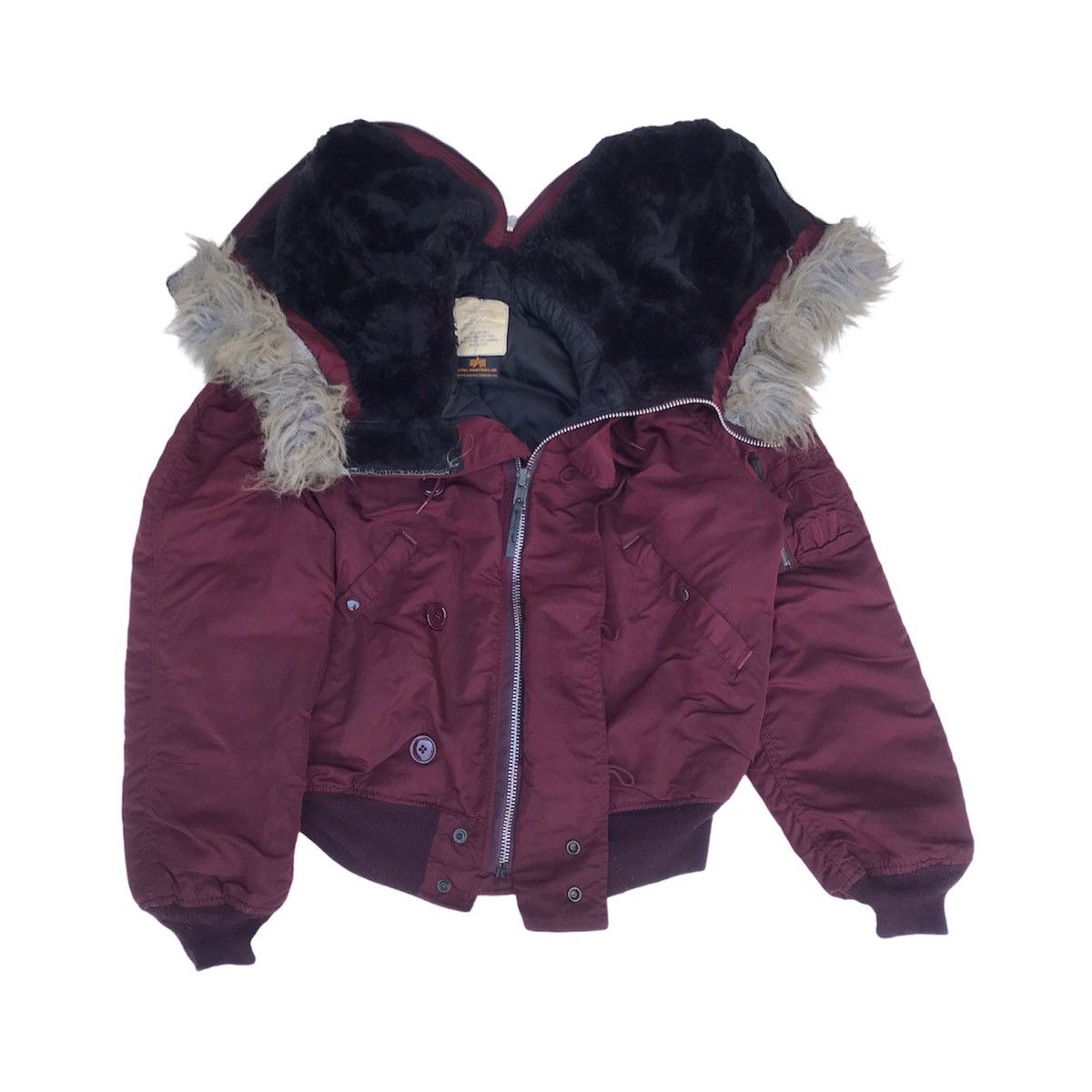 Alpha Industries Rare Vintage 80s Alpha Industries full zipper bomber jacket Size US M / EU 48-50 / 2 - 6 Thumbnail