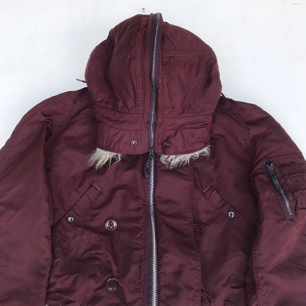 Alpha Industries Rare Vintage 80s Alpha Industries full zipper bomber jacket Size US M / EU 48-50 / 2 - 9 Thumbnail