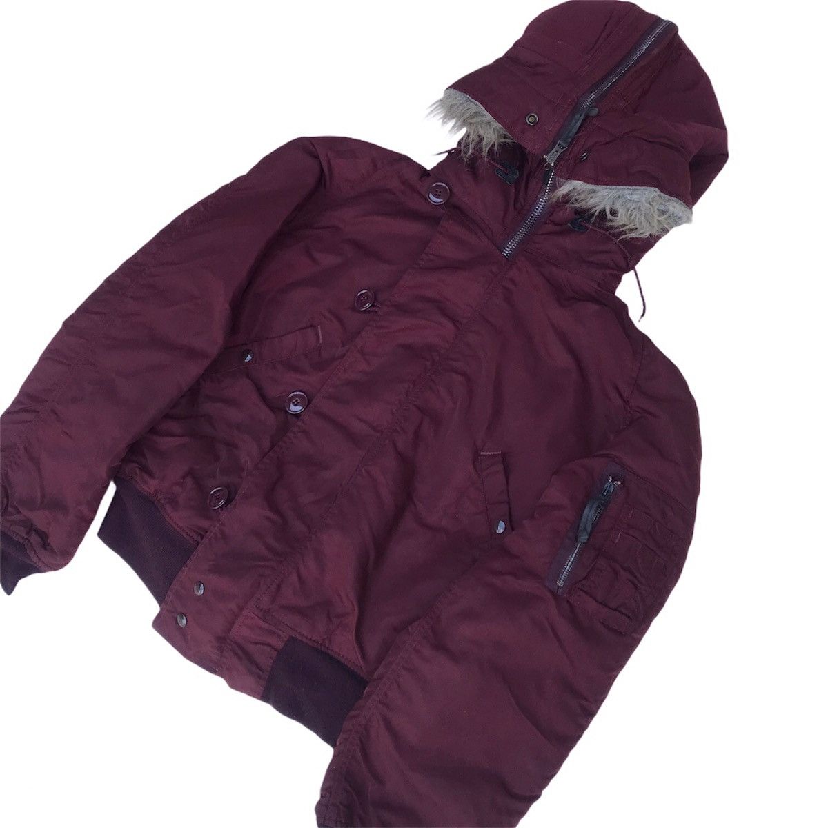 Alpha Industries Rare Vintage 80s Alpha Industries full zipper bomber jacket Size US M / EU 48-50 / 2 - 3 Thumbnail