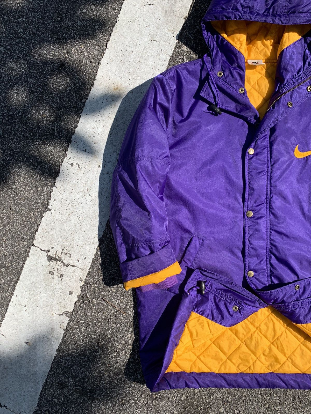 Nike 🔥Vintage NIKE BIG SWOOSH COACH JACKET Size US M / EU 48-50 / 2 - 7 Thumbnail