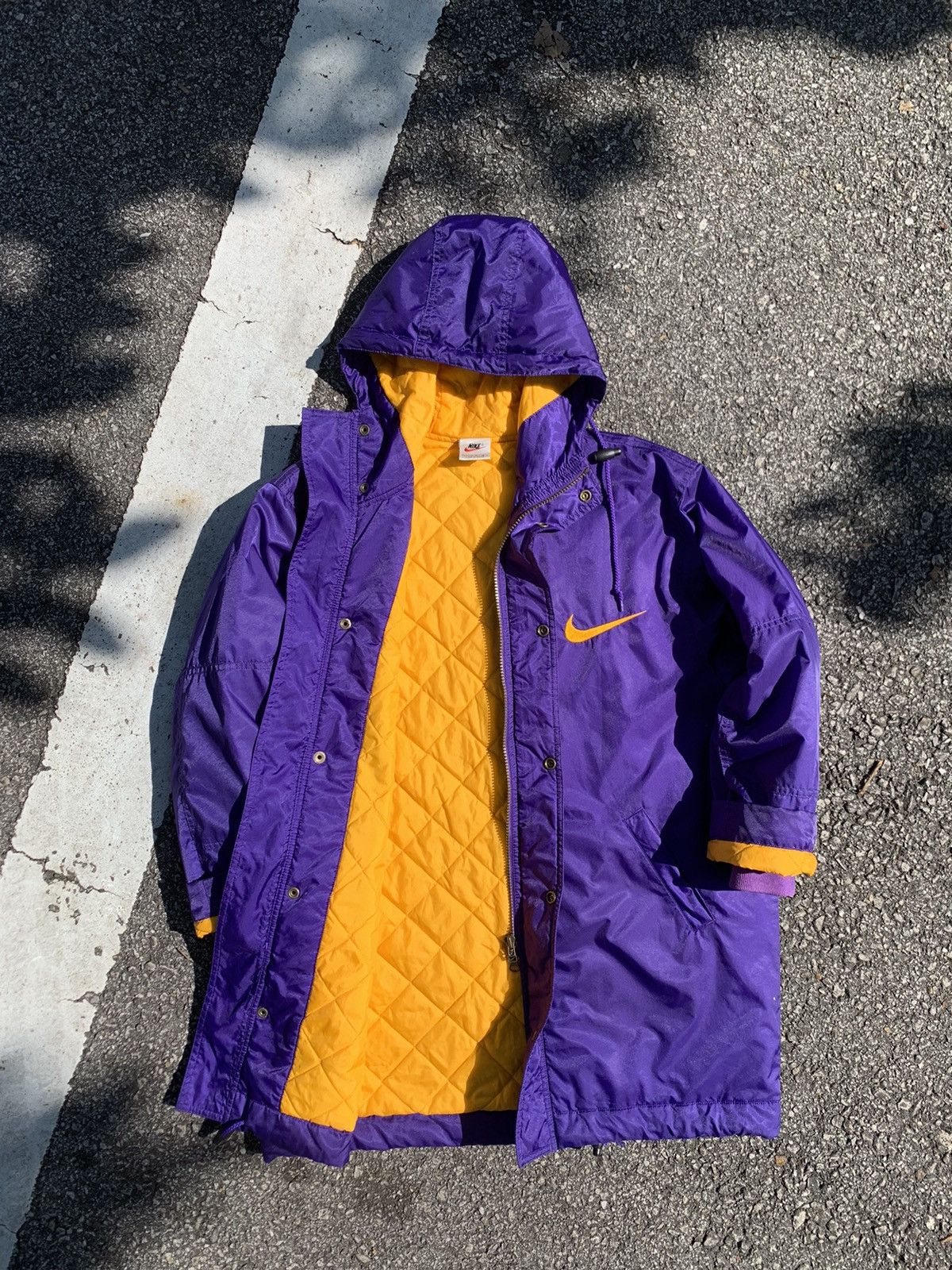 Nike 🔥Vintage NIKE BIG SWOOSH COACH JACKET Size US M / EU 48-50 / 2 - 8 Thumbnail