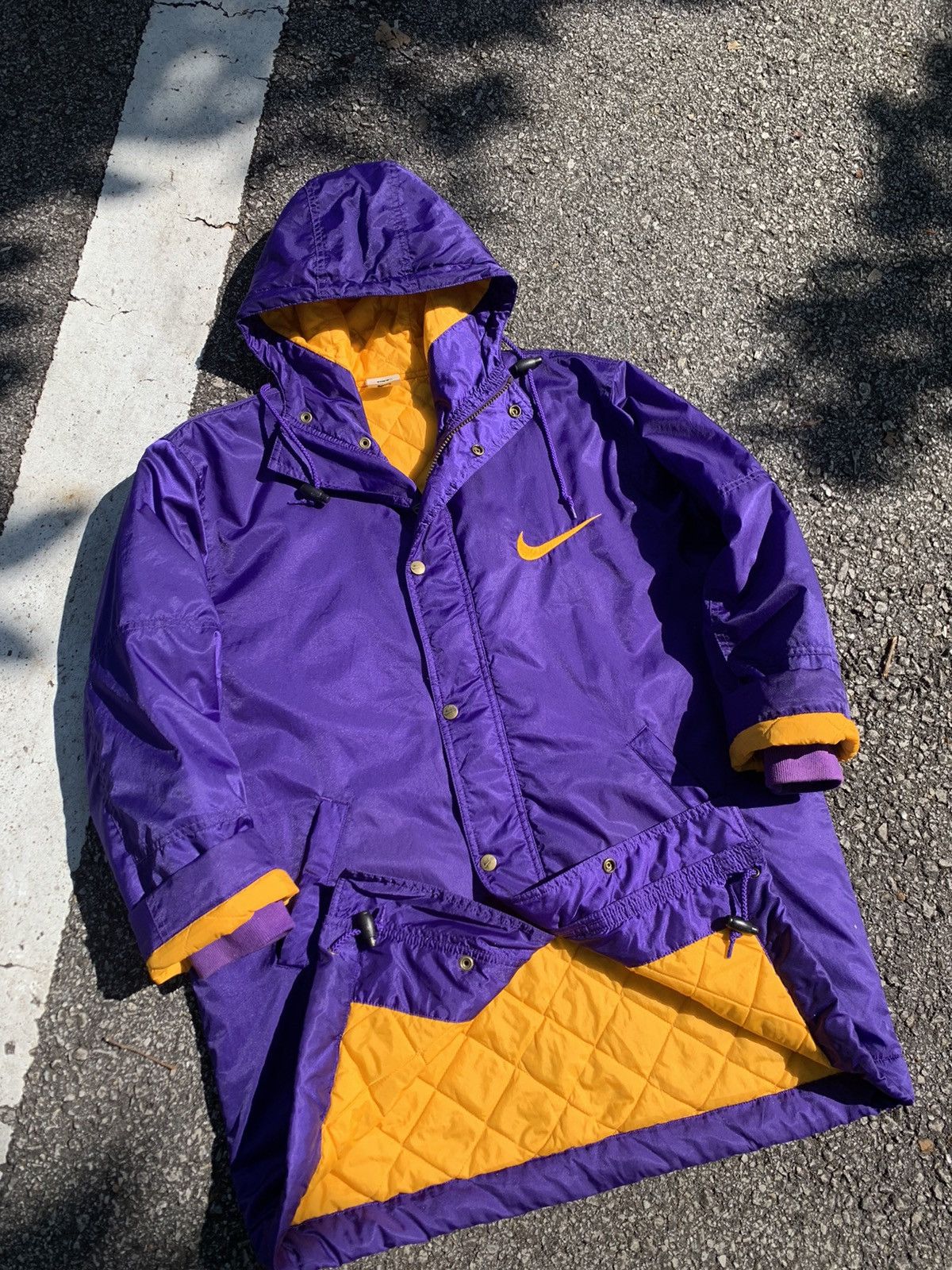 Nike 🔥Vintage NIKE BIG SWOOSH COACH JACKET Size US M / EU 48-50 / 2 - 6 Thumbnail